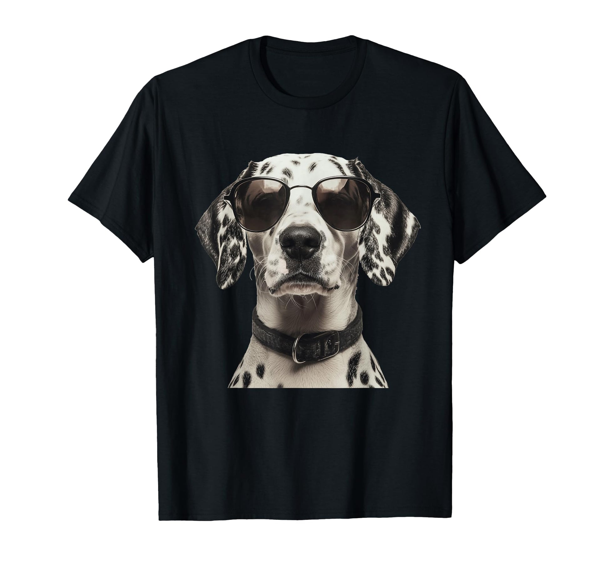 Dalmatian Dog Doggy Wearing T-Shirt - Aesthetic Graphic Men Women - T-Shirt, Sweatshirt, Hoodie