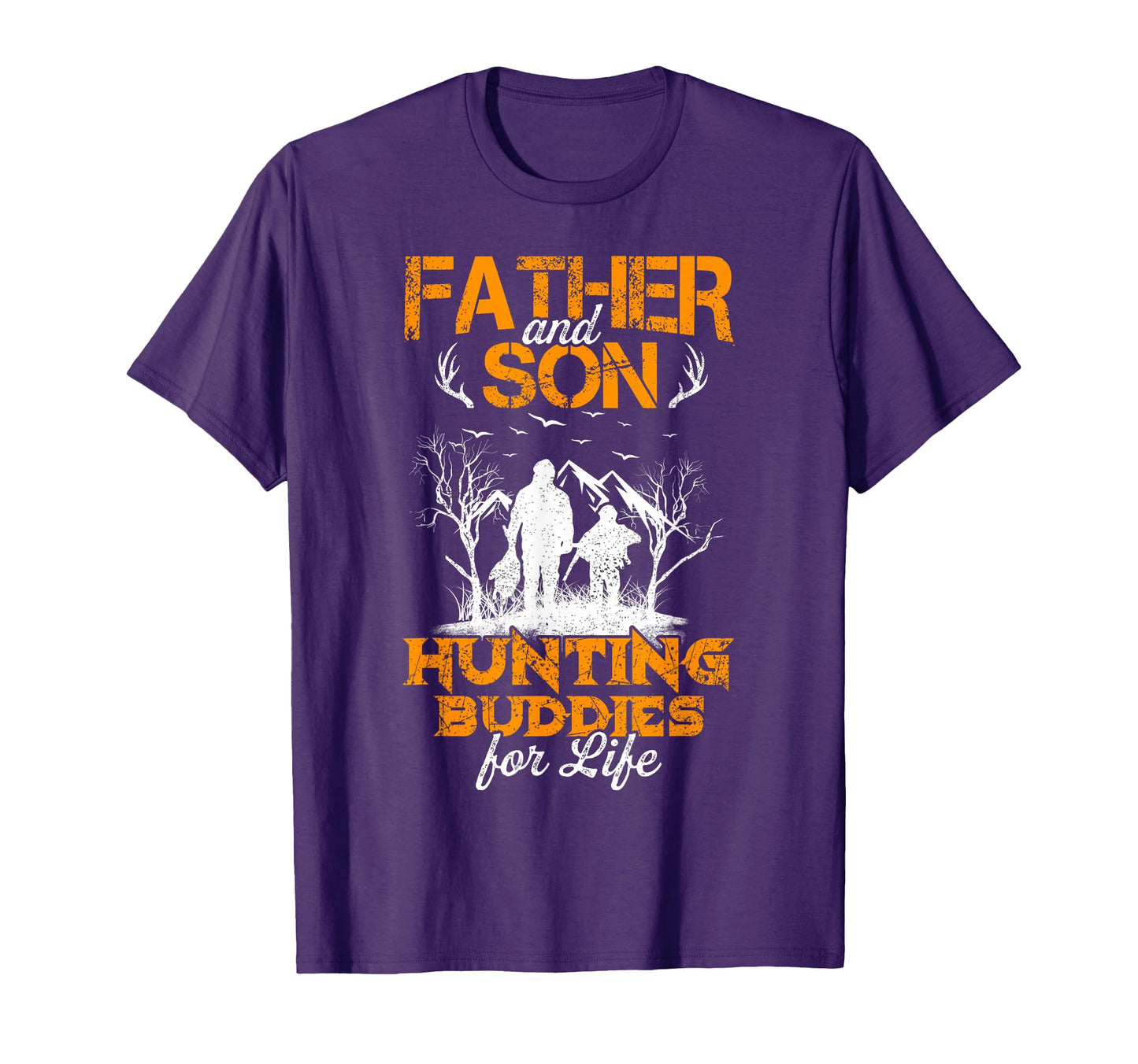 Father And Son Hunting Buddies Life T-Shirt - Minimalist Print for Adults - T-Shirt, Sweatshirt, Hoodie