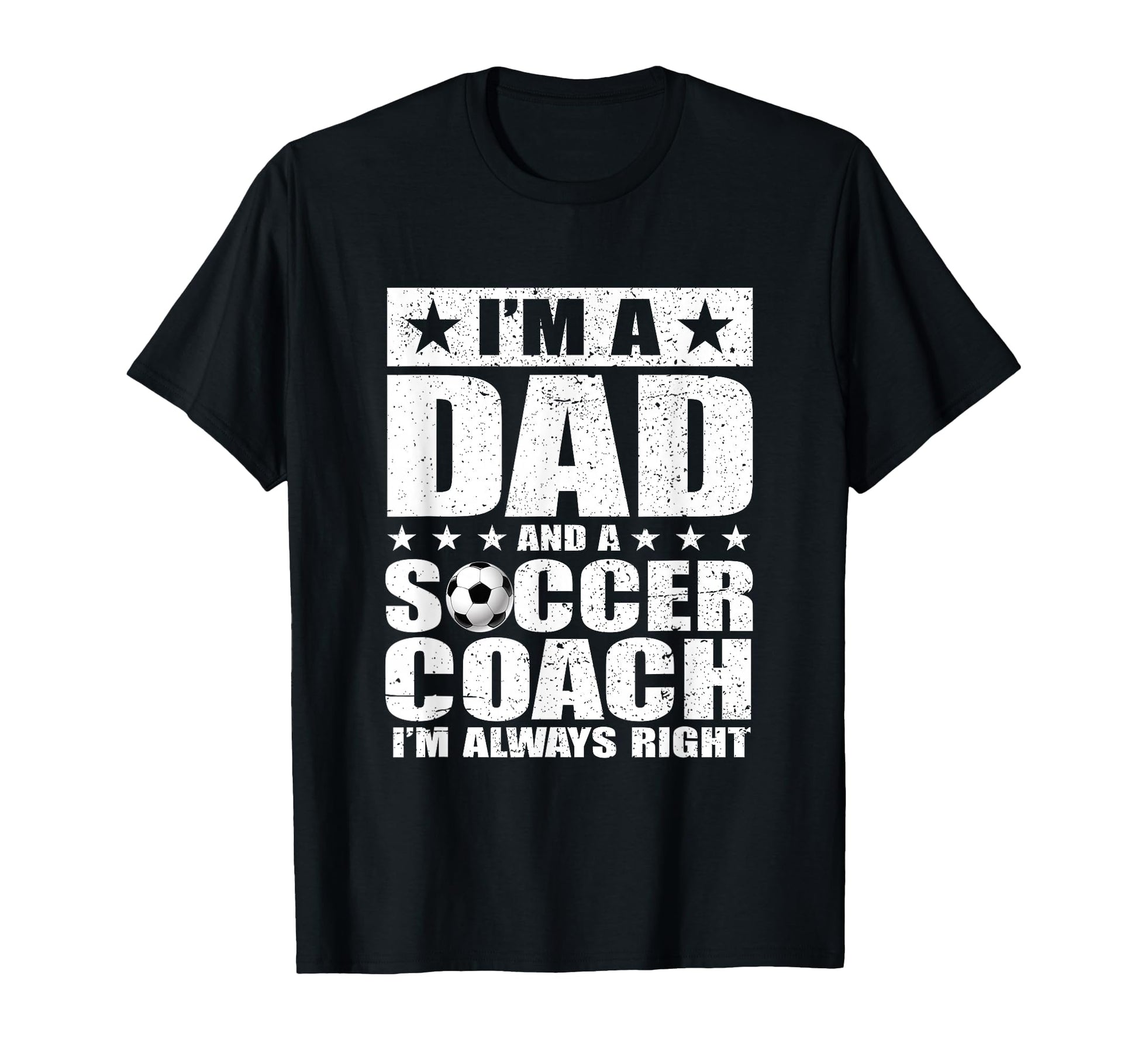 Dad Soccer Coach Fathers Day Shirts T-Shirt - Graphic Print for Adults - T-Shirt, Sweatshirt, Hoodie