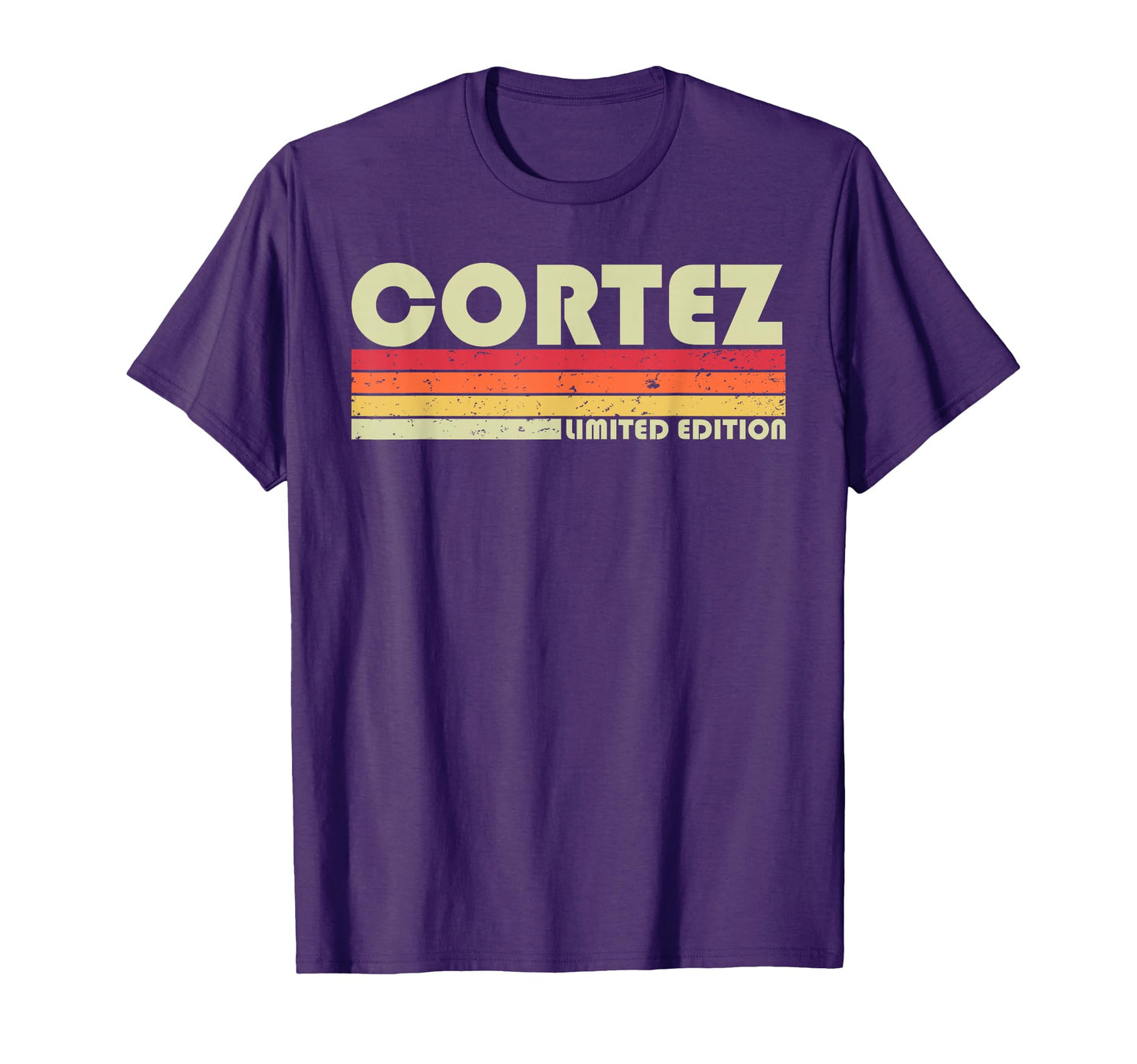 Cortez Gift Name Personalized Funny T-Shirt - Minimalist Print Unisex - T-Shirt, Sweatshirt, Hoodie