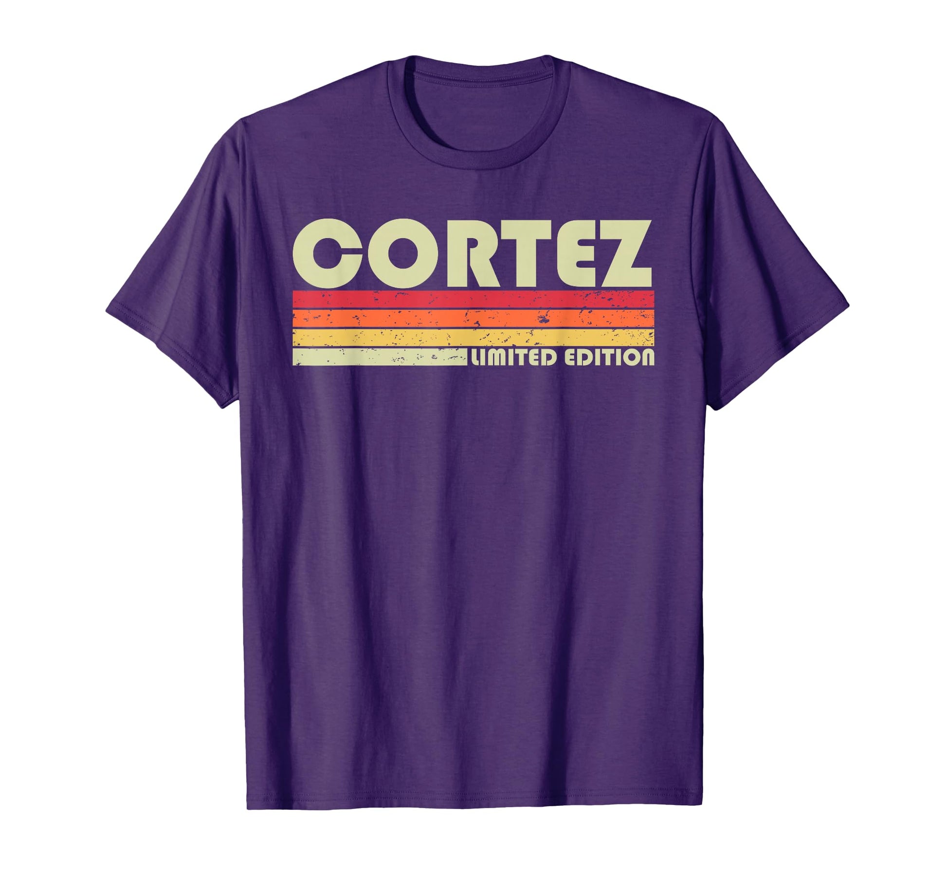 Cortez Gift Name Personalized Funny T-Shirt - Minimalist Print Unisex - T-Shirt, Sweatshirt, Hoodie