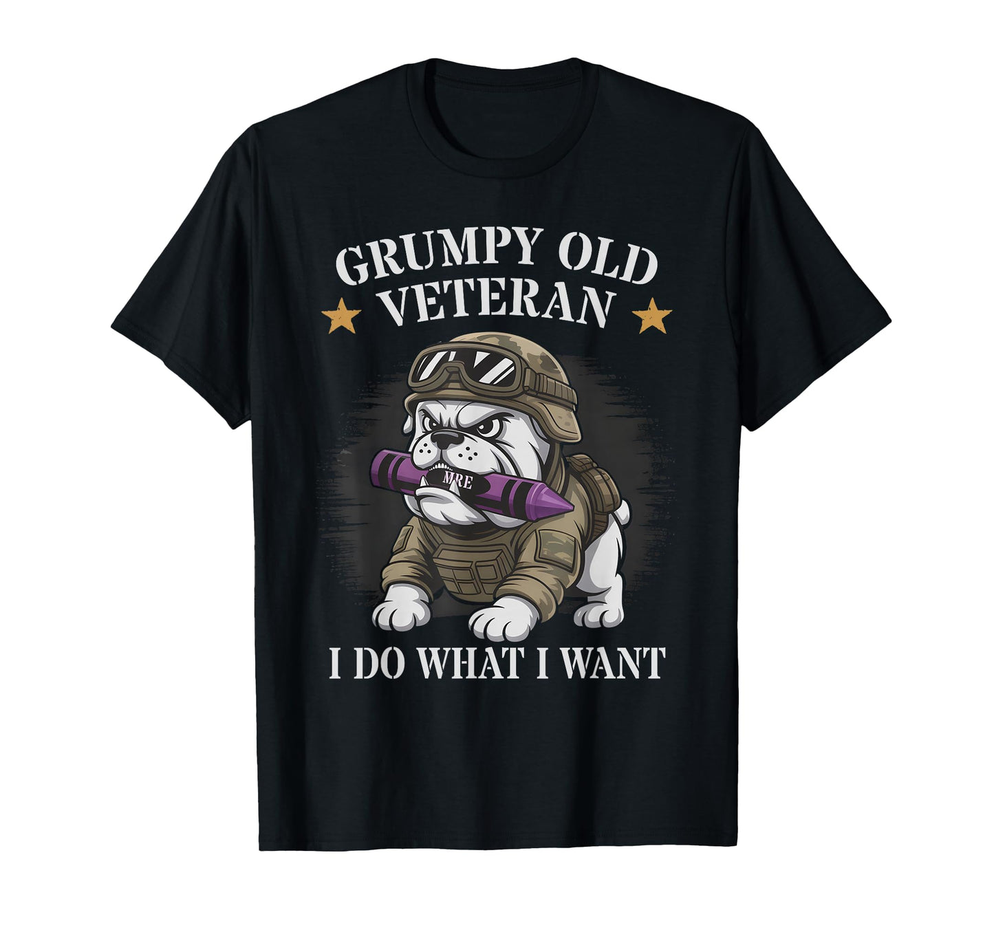 Sarcastic Grumpy Old Veteran I Do T-Shirt - Minimalist Print for Adults - T-Shirt, Sweatshirt, Hoodie