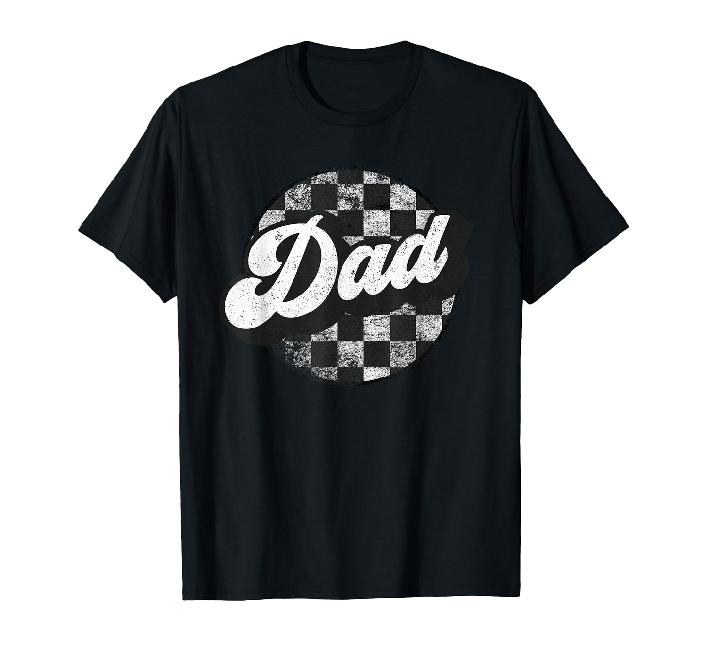 Funny Checkered Dad Race Matching Family T-Shirt - Graphic Print Men Women - T-Shirt, Sweatshirt, Hoodie