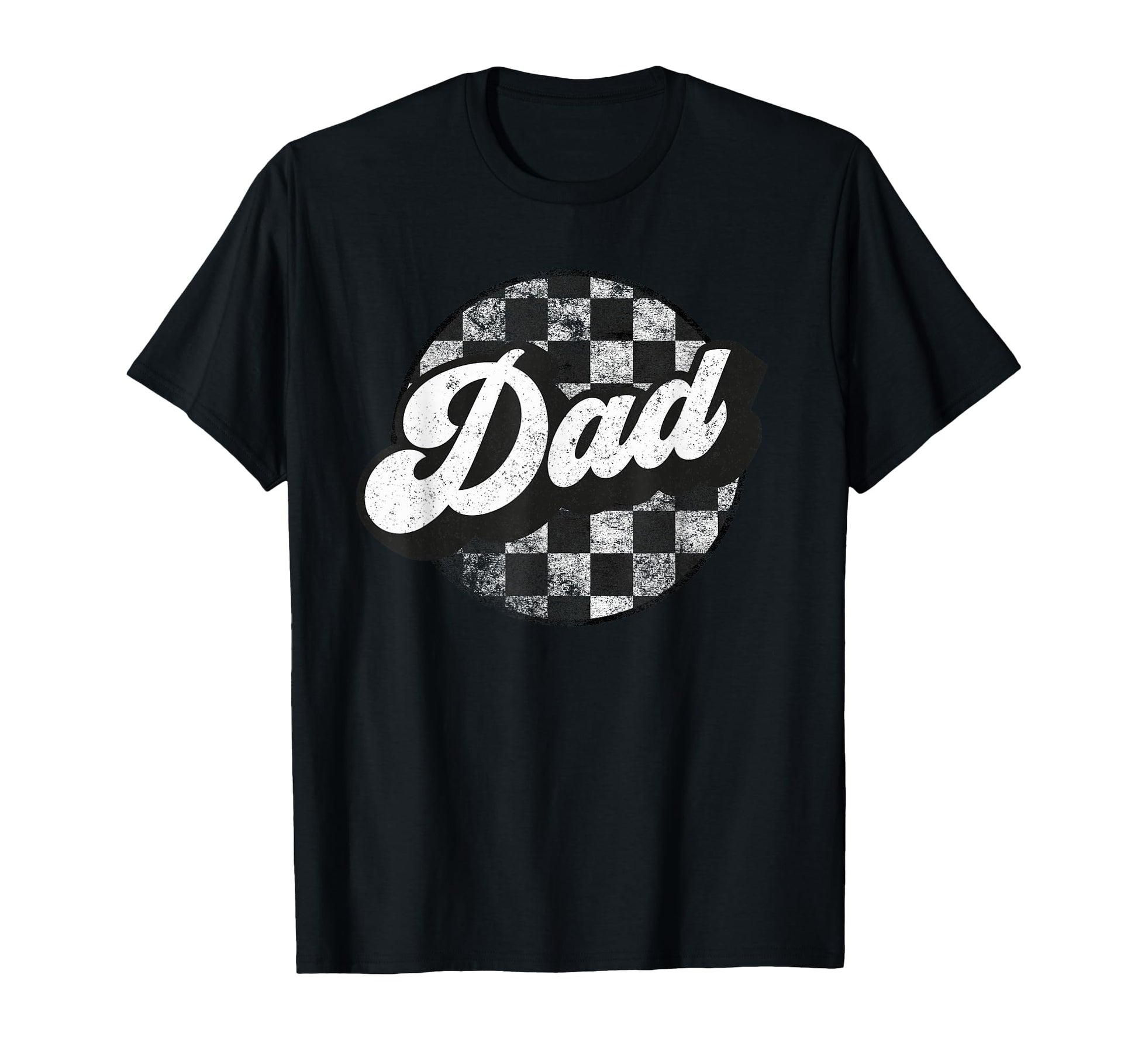 Funny Checkered Dad Race Matching Family T-Shirt - Graphic Print Men Women - T-Shirt, Sweatshirt, Hoodie