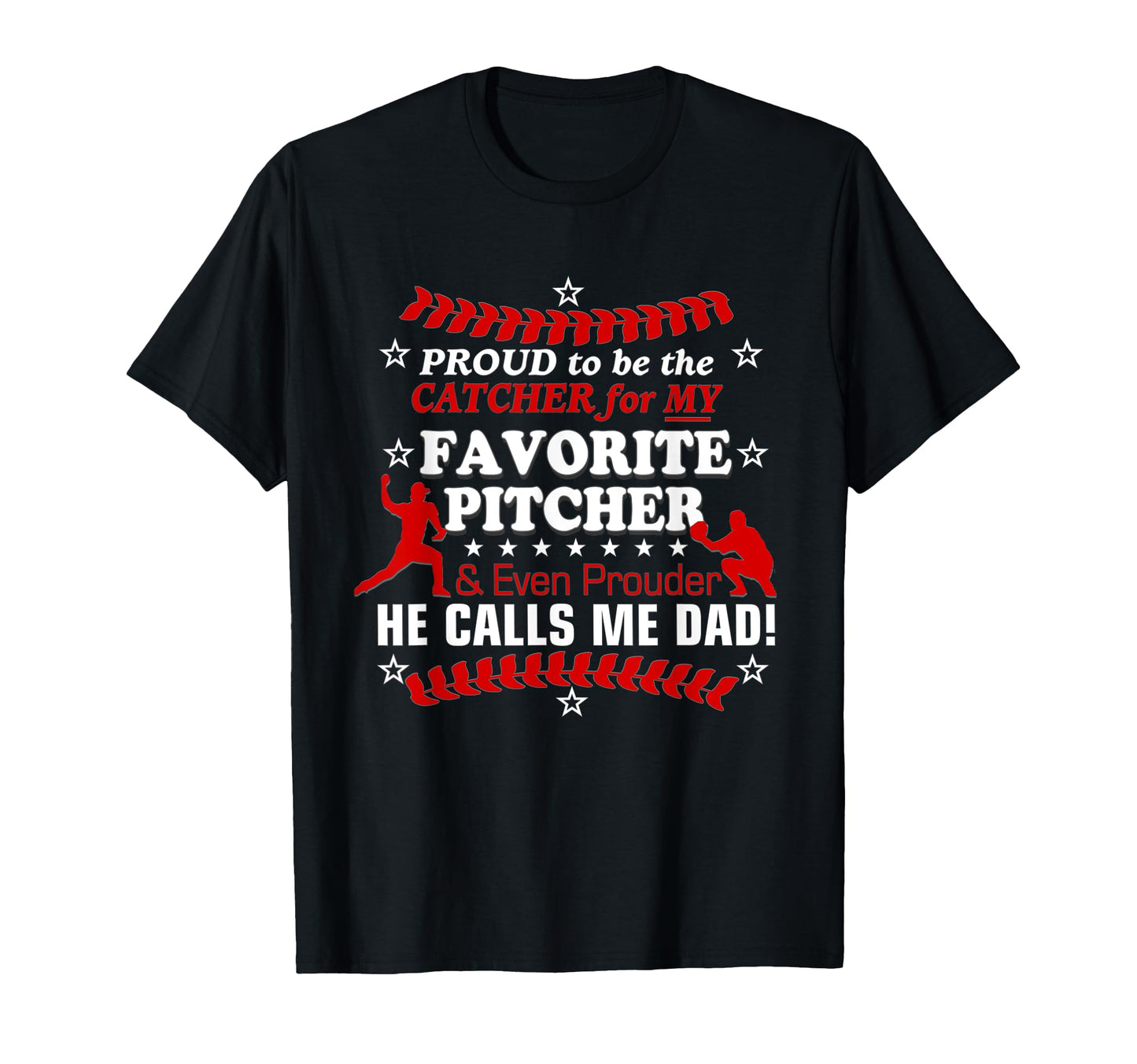 Favorite Baseball Player Calls Me Dad T-Shirt - Graphic Print Men Women - T-Shirt, Sweatshirt, Hoodie
