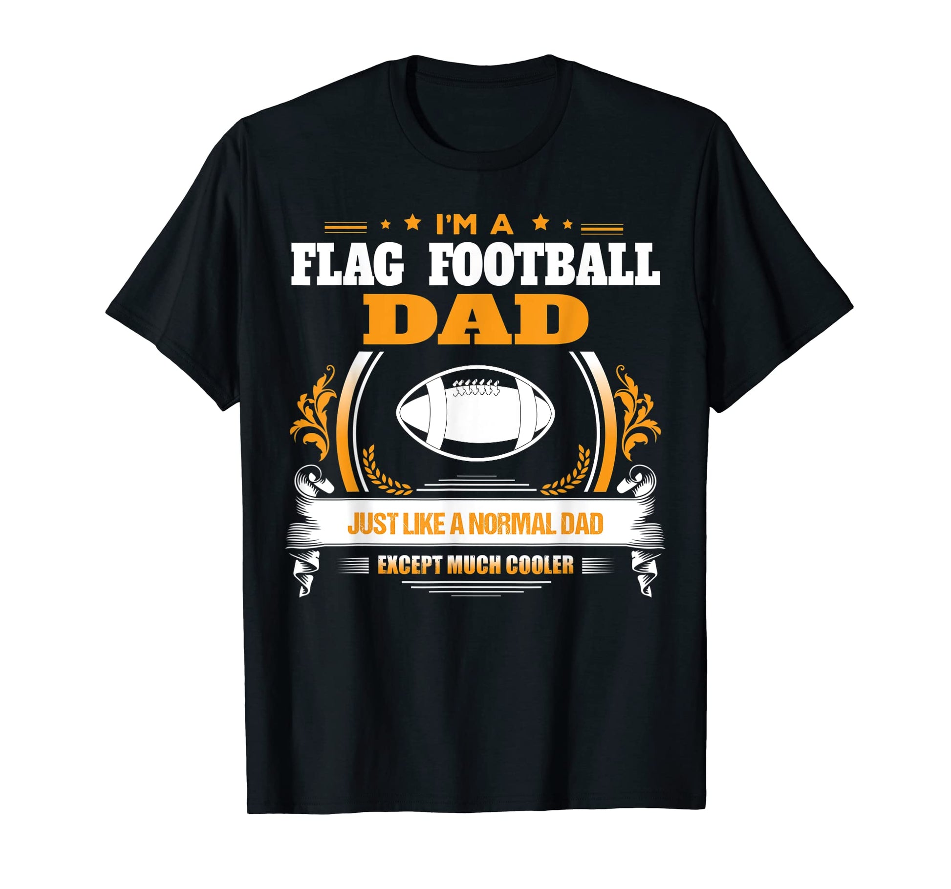 Funny Flag Football Dad Gift Dad T-Shirt - Aesthetic Graphic for Adults - T-Shirt, Sweatshirt, Hoodie