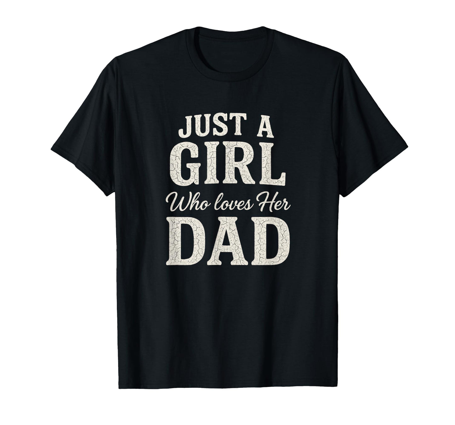 Just Who Loves Her Dad Matching T-Shirt - Minimalist Print for Adults - T-Shirt, Sweatshirt, Hoodie