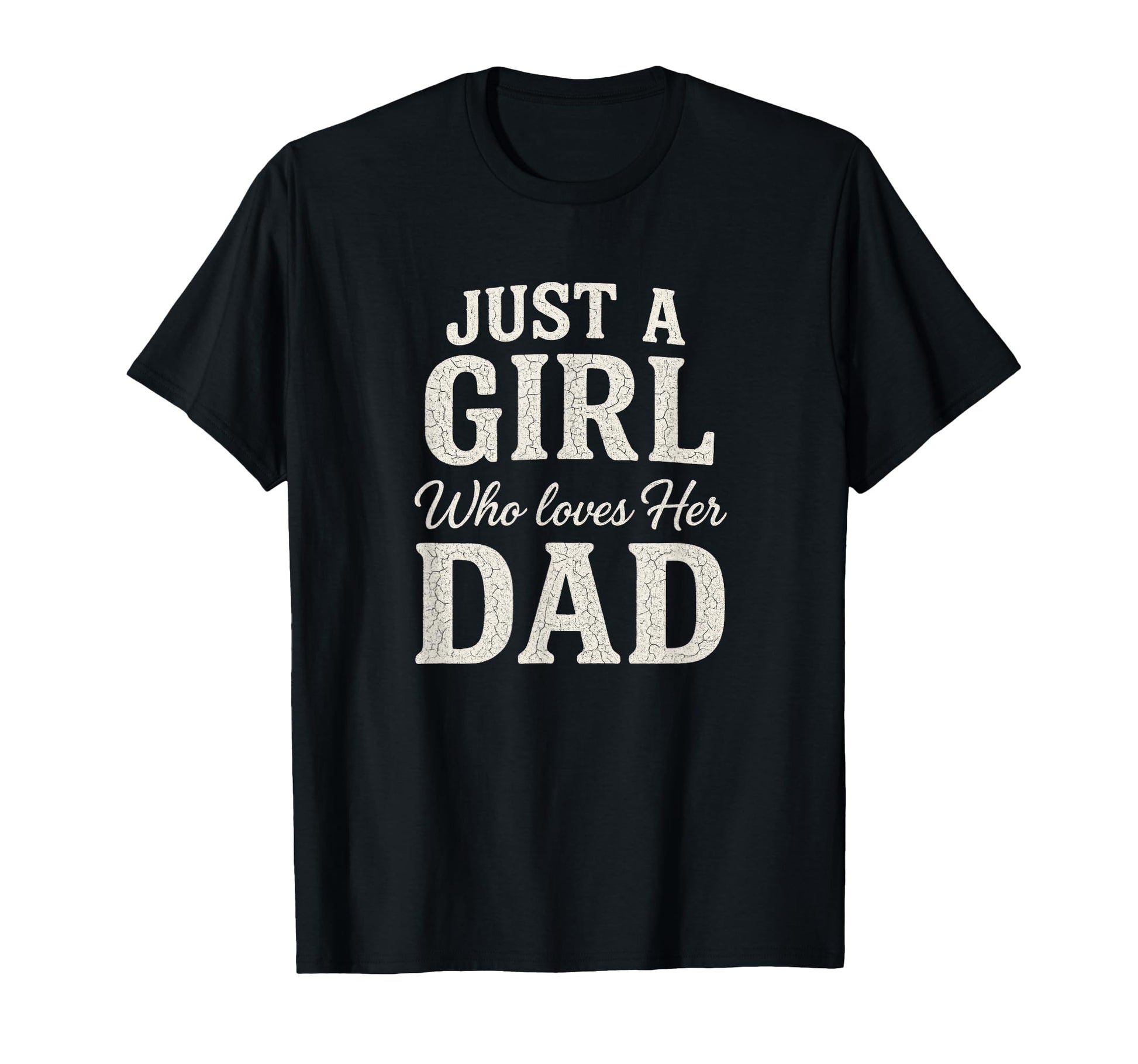 Just Who Loves Her Dad Matching T-Shirt - Minimalist Print for Adults - T-Shirt, Sweatshirt, Hoodie