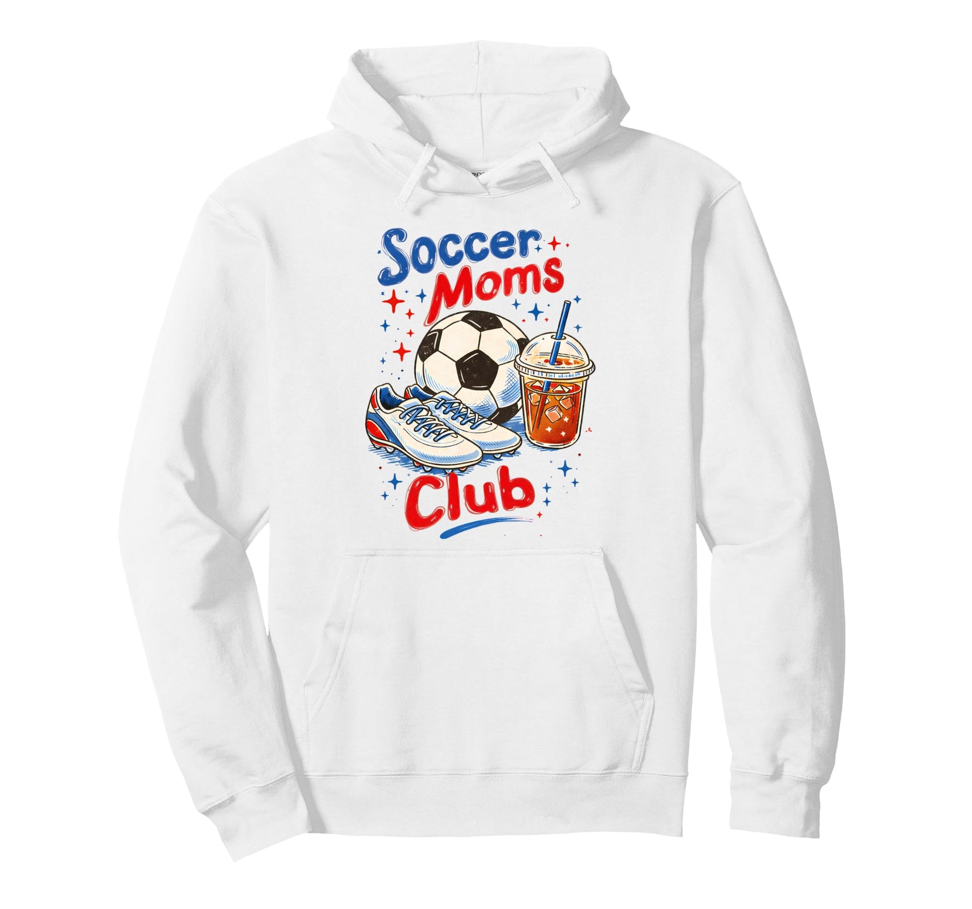 Soccer Moms Club Soccer Mama Game Day Hoodie - Custom Art Print Men Women - T-Shirt, Sweatshirt, Hoodie