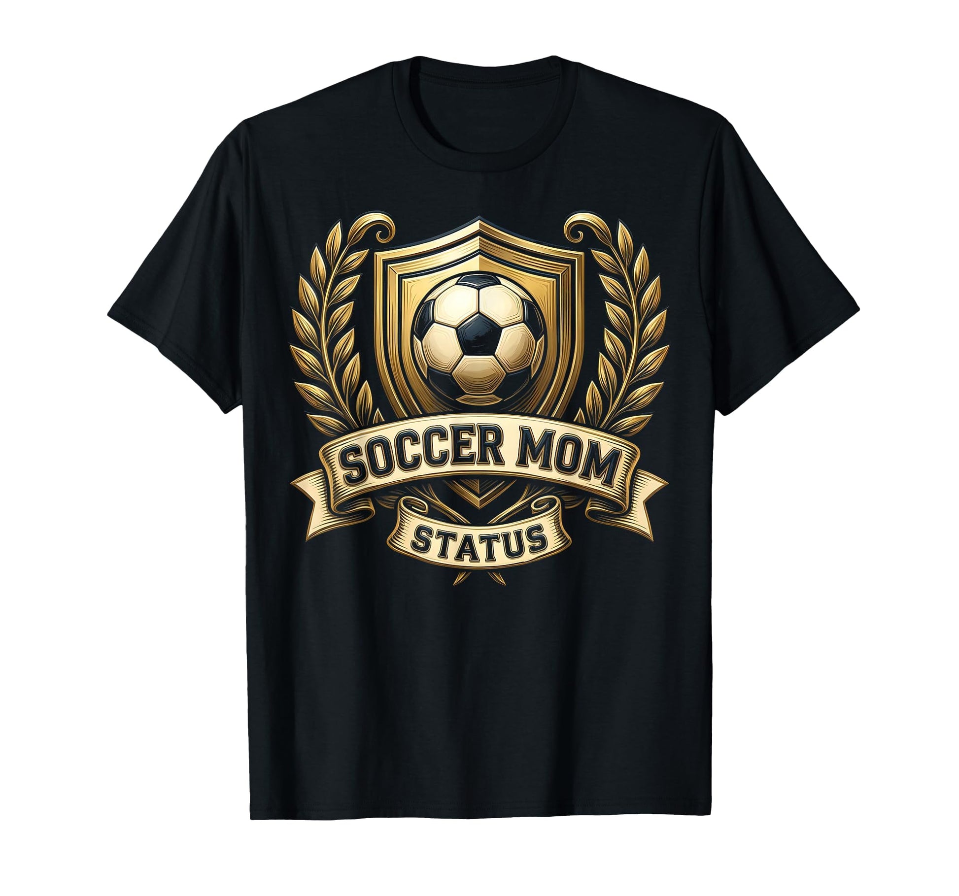 Soccer Mom Status Proud Sports Mom T-Shirt - Fun Novelty Design for Adults - T-Shirt, Sweatshirt, Hoodie
