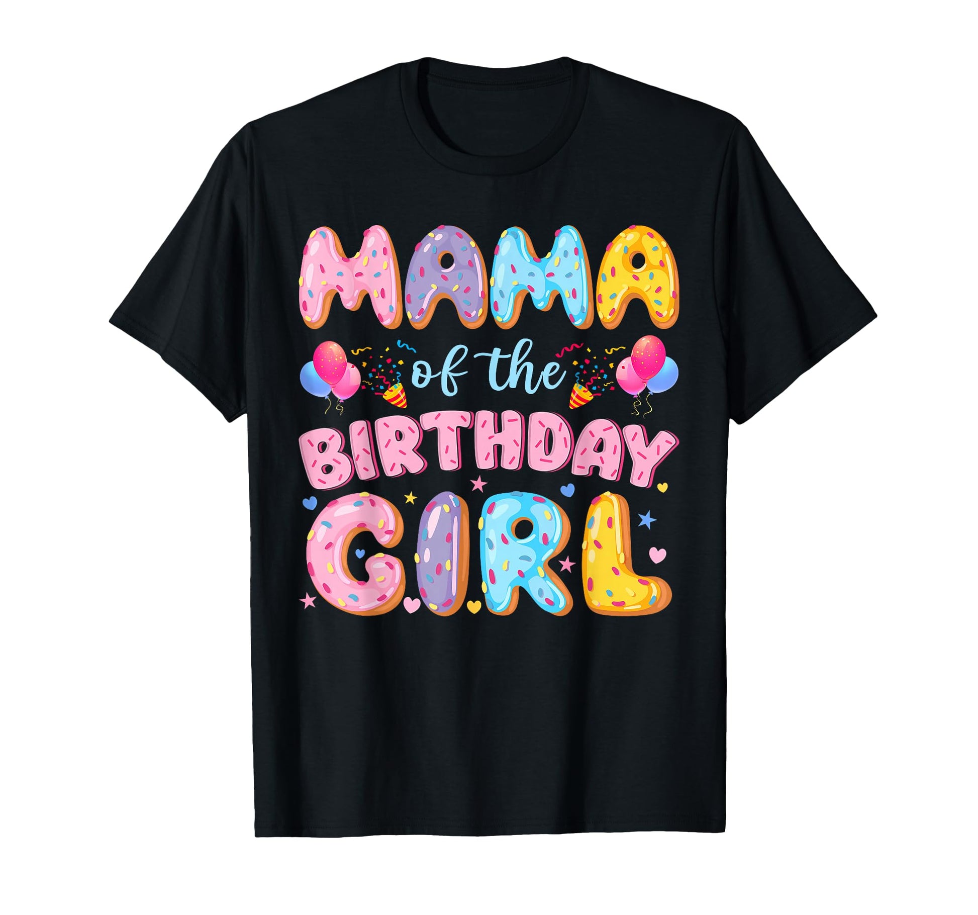 Mama Birthday Sweet Donut Birthday T-Shirt - Aesthetic Graphic for Adults - T-Shirt, Sweatshirt, Hoodie