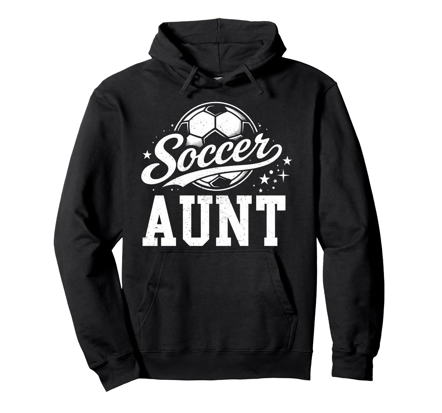 Soccer Aunt Family Matching Soccer Hoodie - Minimalist Print for Adults - T-Shirt, Sweatshirt, Hoodie