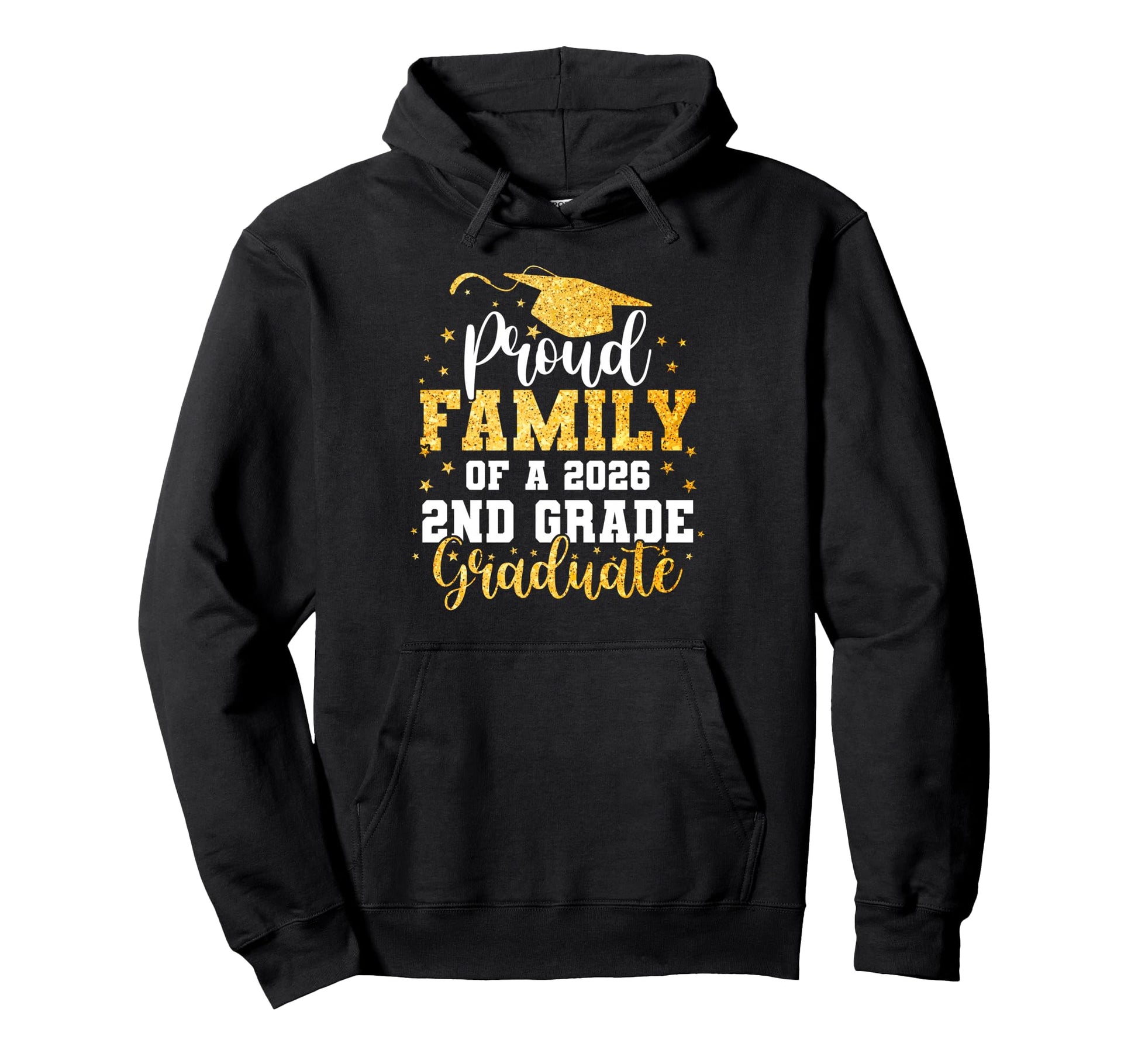 Proud Family Class 2026 2Nd Grade Graduate Hoodie - Unique Graphic Unisex - T-Shirt, Sweatshirt, Hoodie