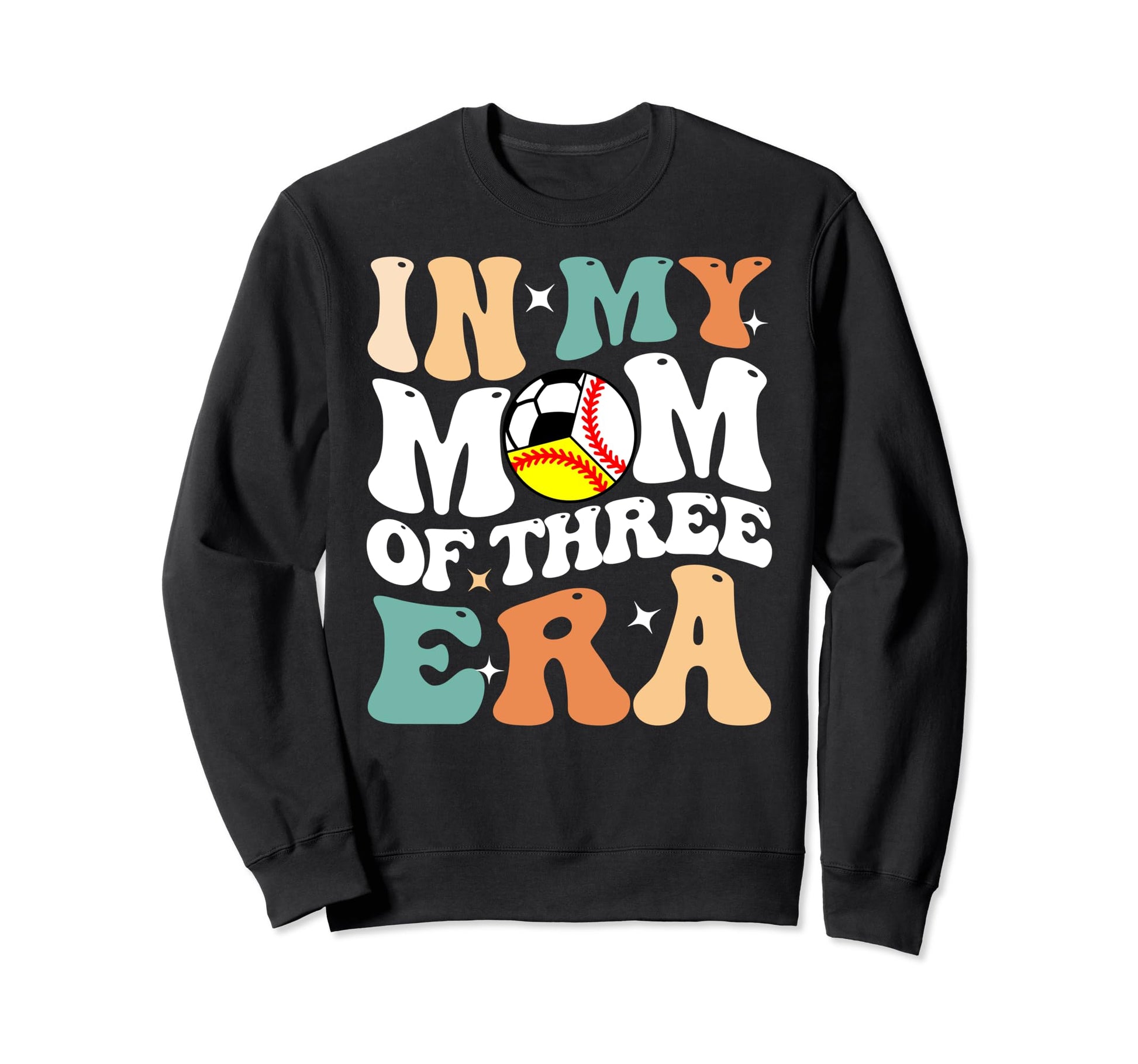 My Mom Three Era Funny Baseball Sweatshirt - Custom Art Print Men Women - T-Shirt, Sweatshirt, Hoodie