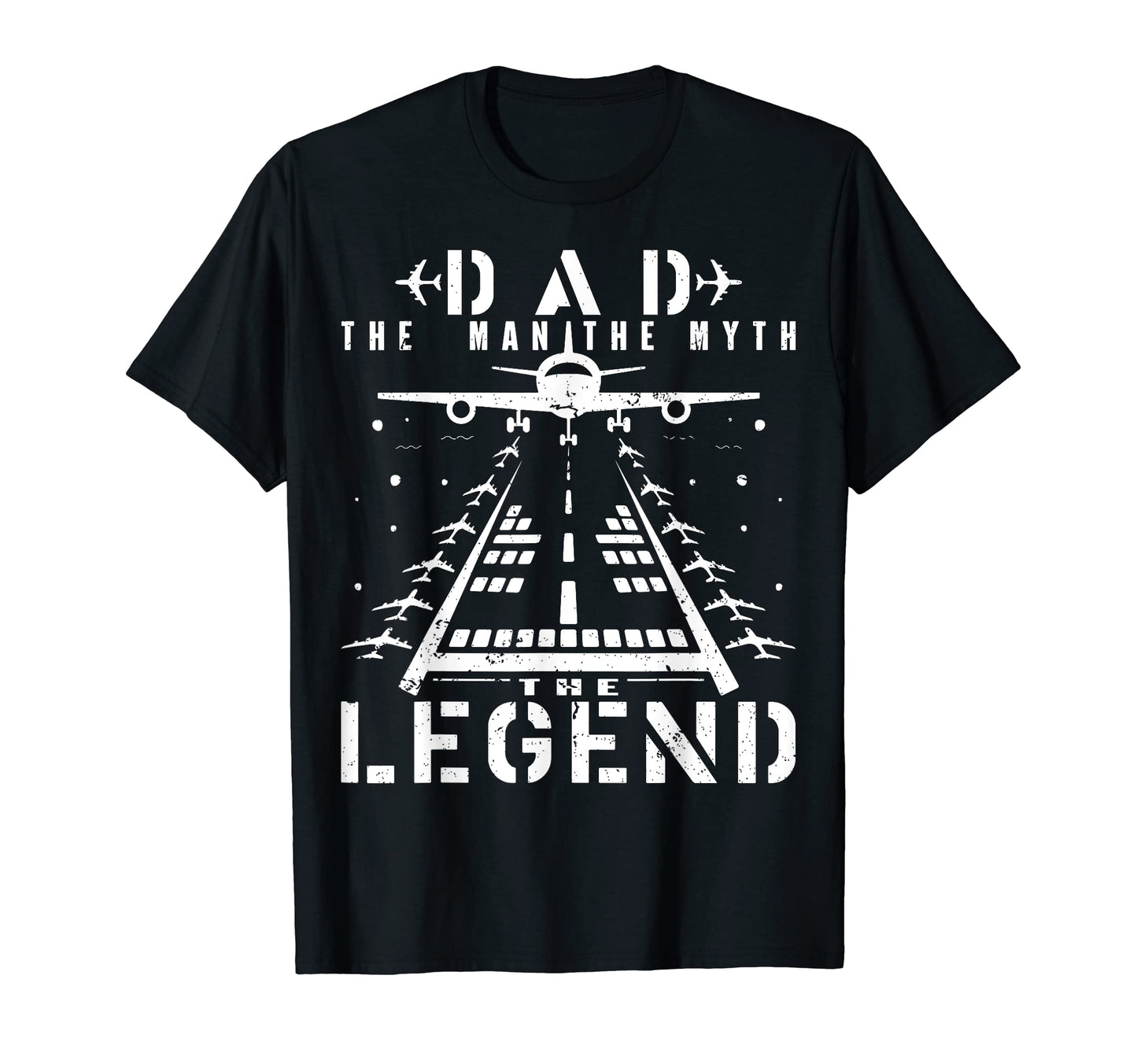 Mens Fathers Day Air Force Dad Myth T-Shirt - Minimalist Print Men Women - T-Shirt, Sweatshirt, Hoodie