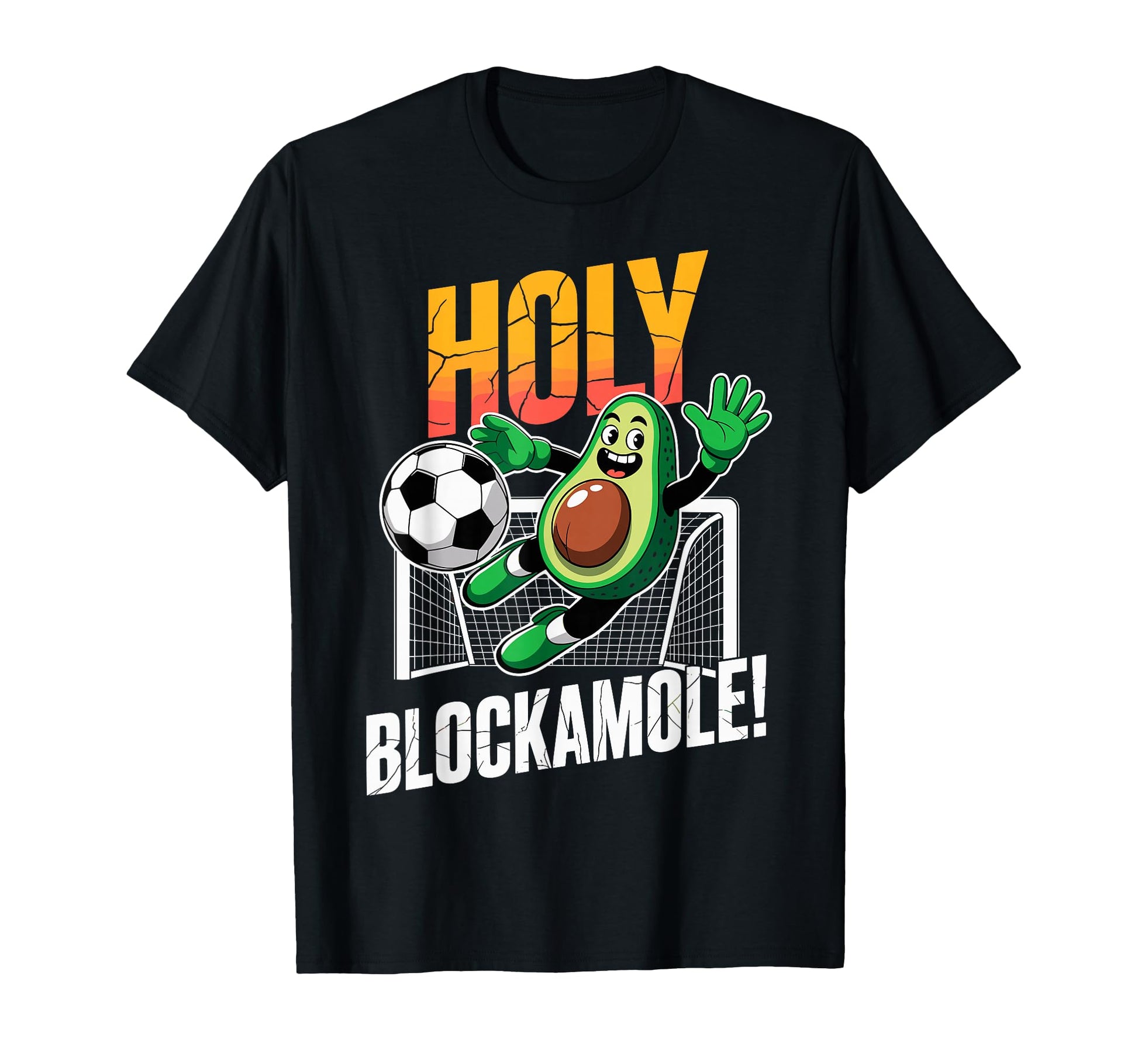 Holy Blockamole Avocado Soccer T-Shirt - Aesthetic Graphic for Adults - T-Shirt, Sweatshirt, Hoodie