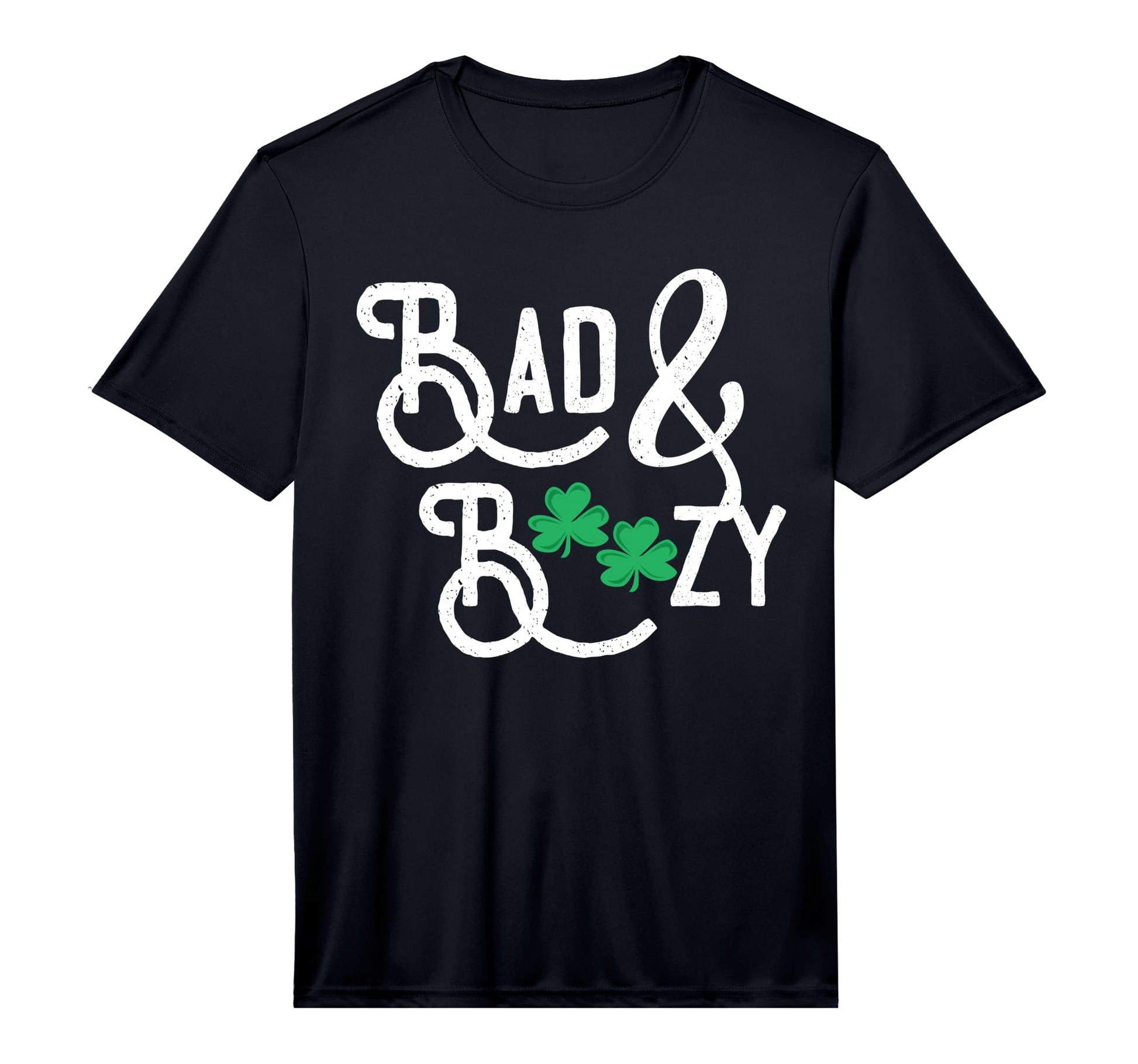 Mens Bad And Boozy Funny St Patricks T-Shirt - Custom Art Print for Adults - T-Shirt, Sweatshirt, Hoodie
