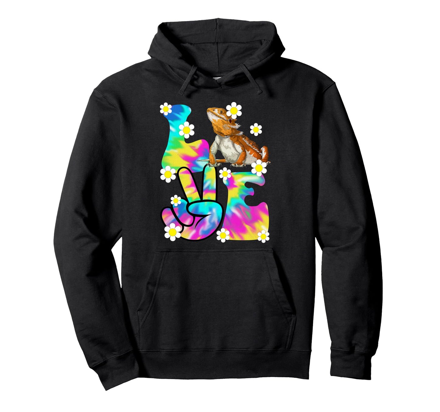 Love Bearded Dragon Owner Bearded Hoodie - Custom Art Print for Adults - T-Shirt, Sweatshirt, Hoodie