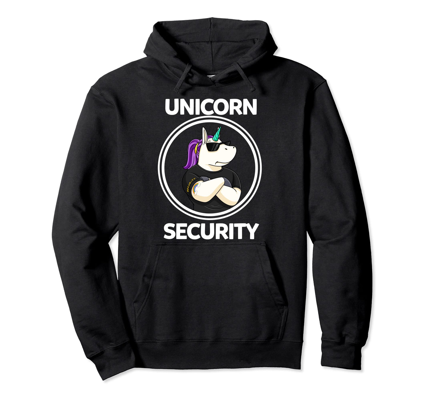 Unicorn Security Birthday Mens Dad Gift Hoodie - Streetwear Style Men Women - T-Shirt, Sweatshirt, Hoodie