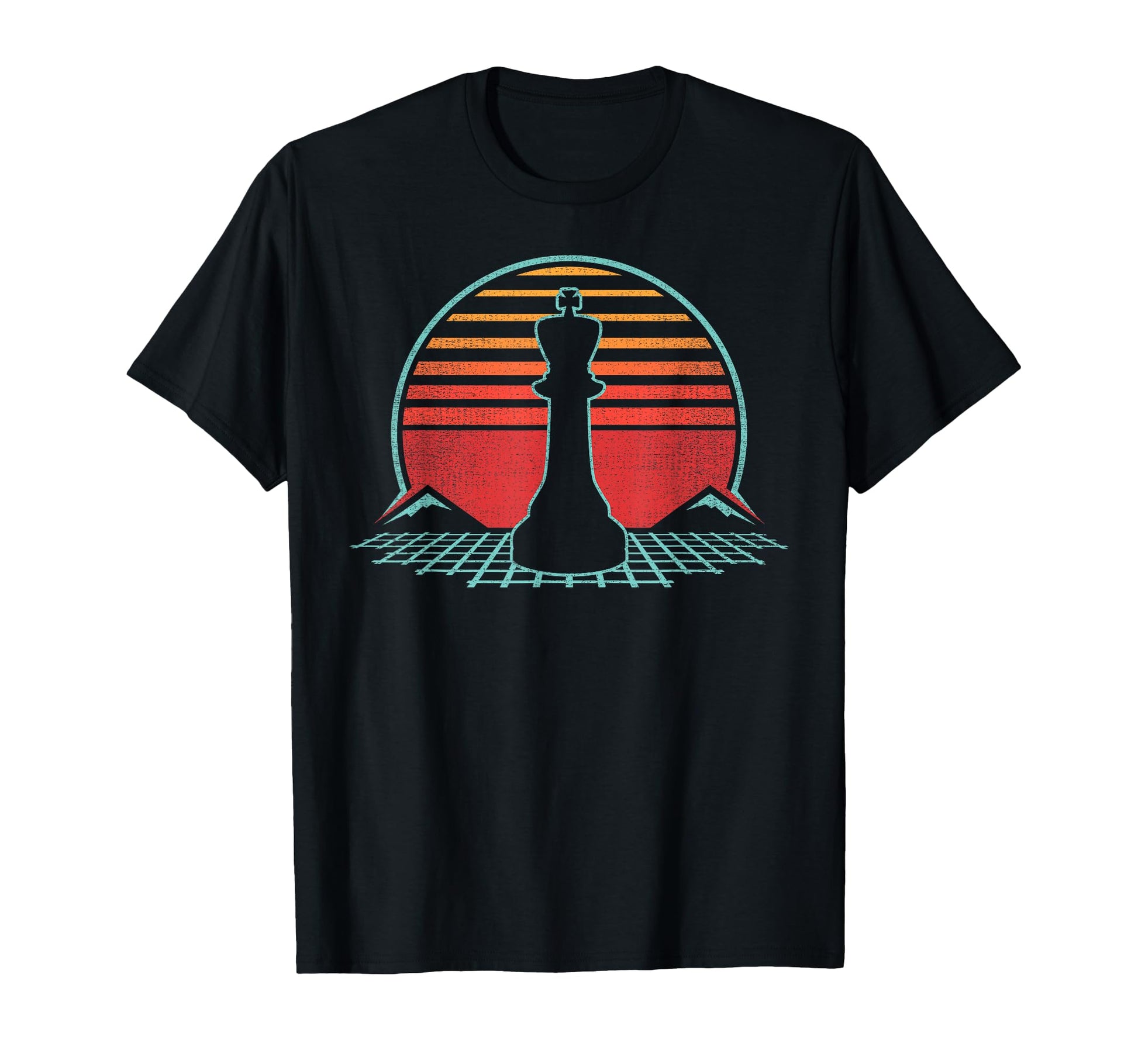 King Chess Piece 80S Gift T-Shirt - Streetwear Style Men Women - T-Shirt, Sweatshirt, Hoodie