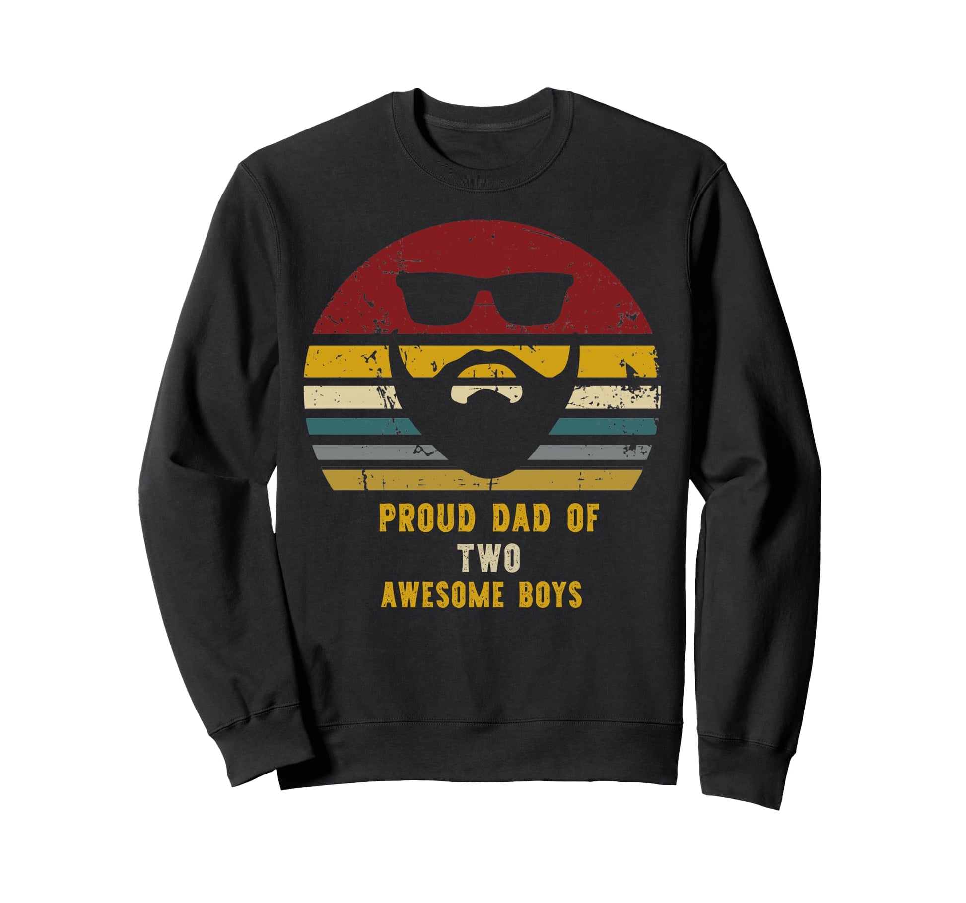 Proud Dad Two Awesome Great Dads Tees Sweatshirt - Unique Graphic Men Women - T-Shirt, Sweatshirt, Hoodie