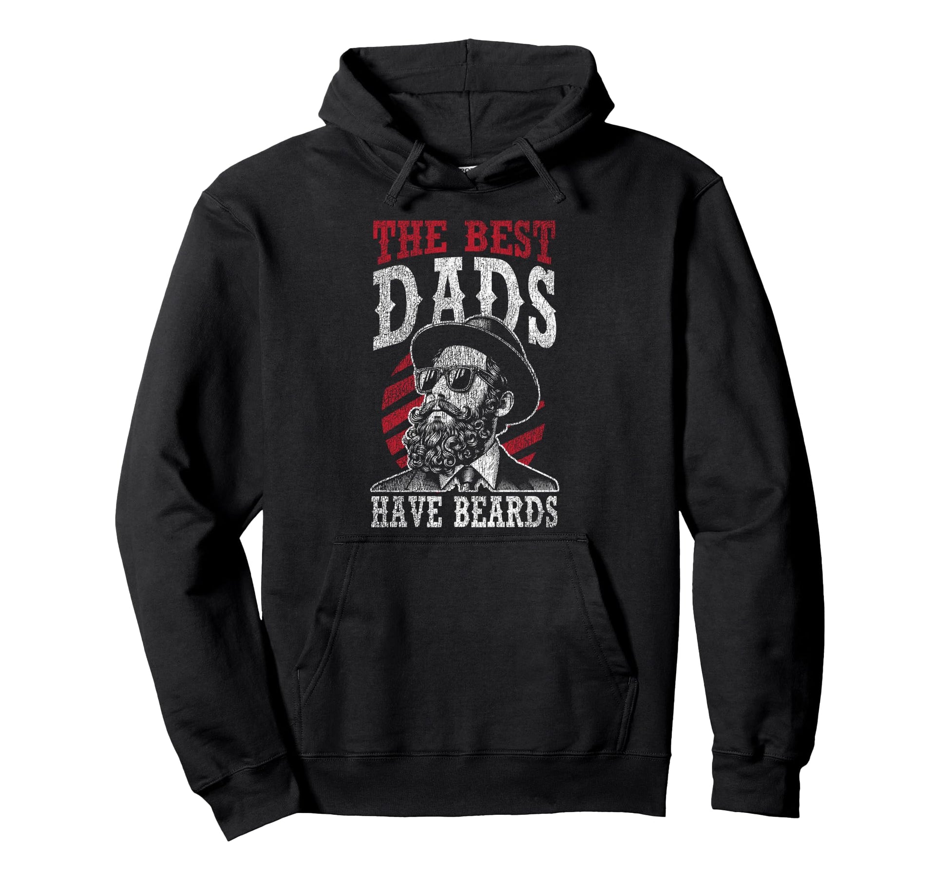 Beard Lover Bearded Dad Best Dads Have Hoodie - Unique Graphic Men Women - T-Shirt, Sweatshirt, Hoodie