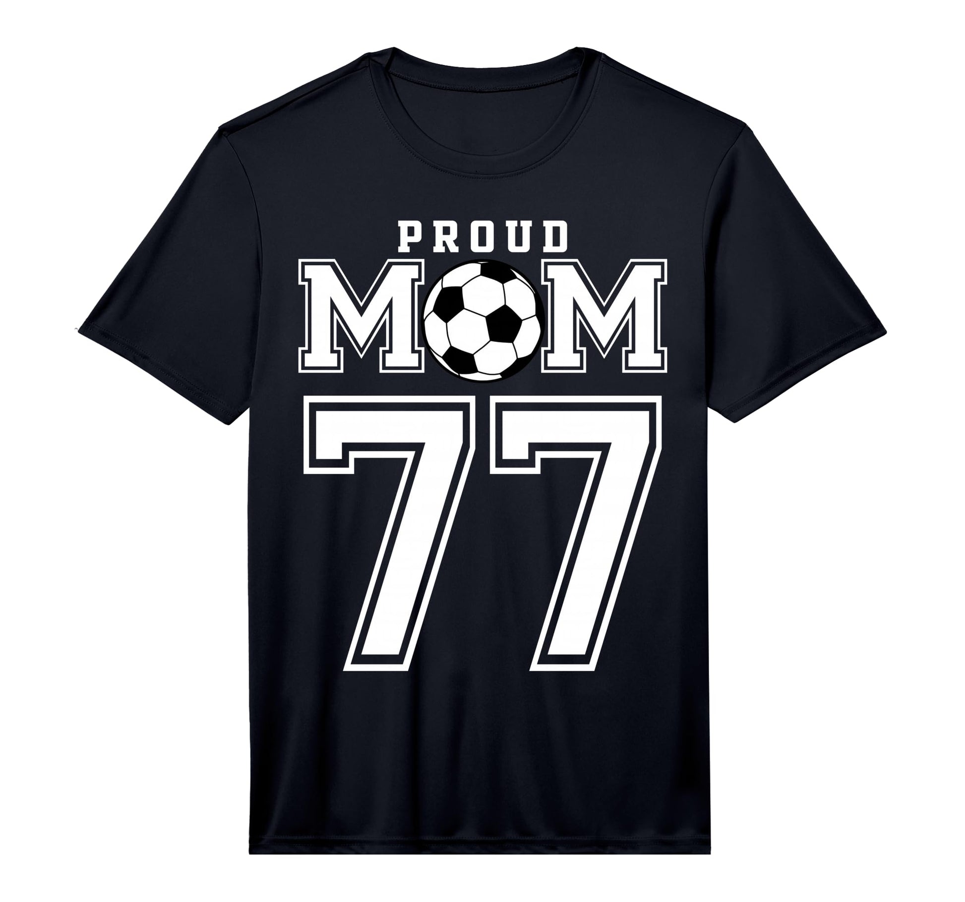Number 77 Custom Proud Soccer Futbol T-Shirt - Aesthetic Graphic Unisex - T-Shirt, Sweatshirt, Hoodie