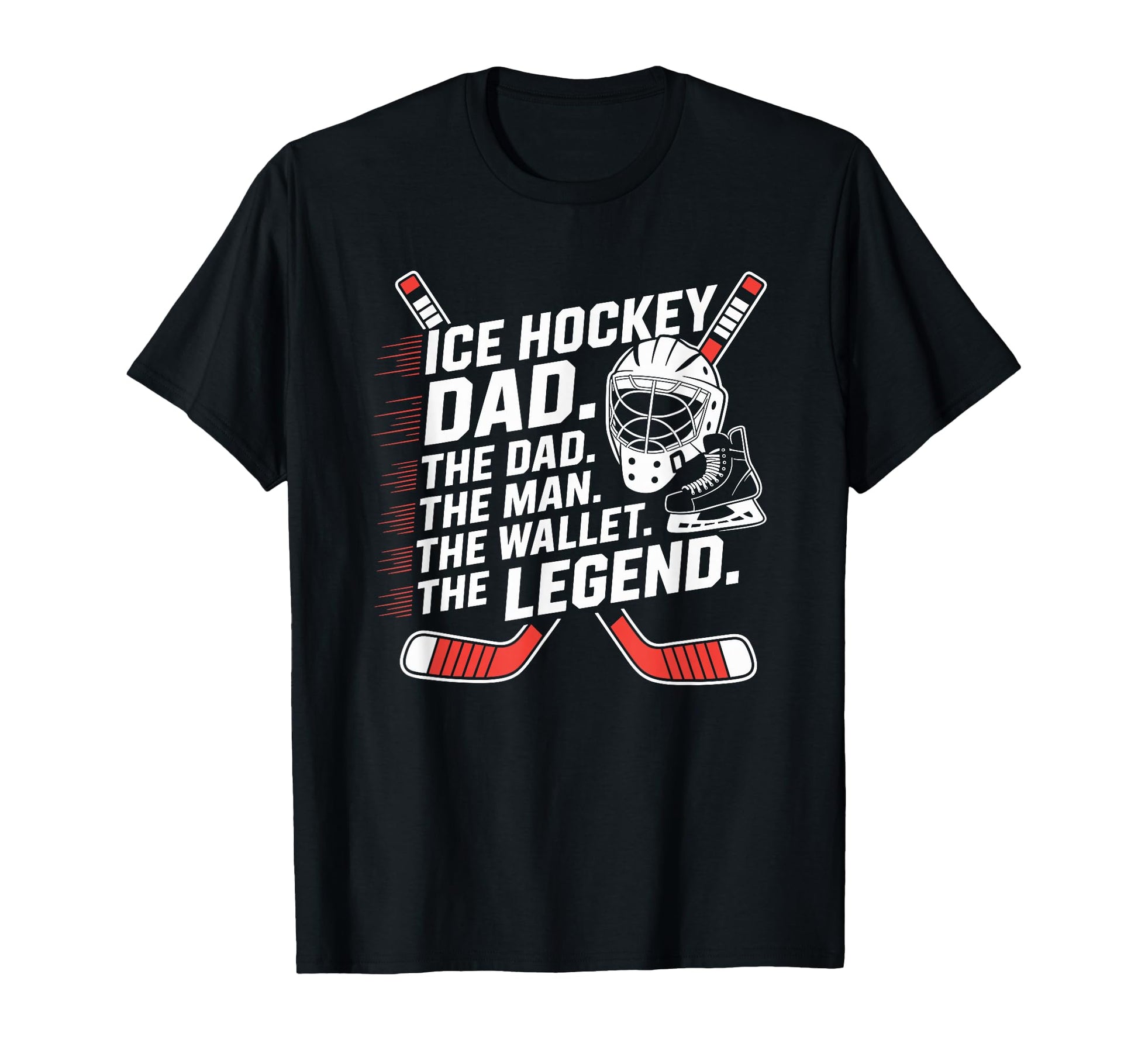 Hockey Father Ice Hockey Dad Wallet T-Shirt - Unique Graphic Men Women - T-Shirt, Sweatshirt, Hoodie