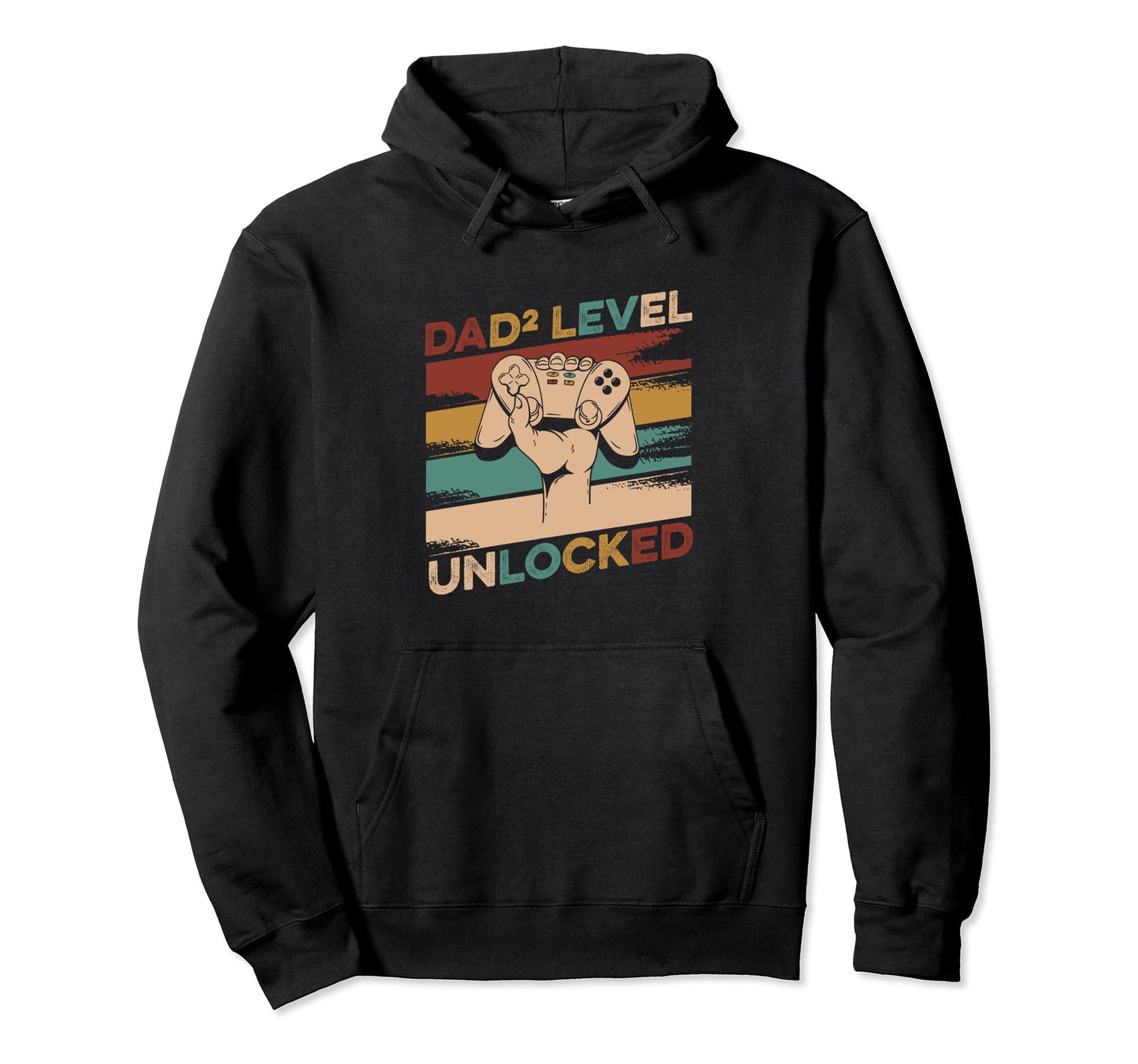 Dad Level Unlocked Father Daddy Twins Hoodie - Casual Everyday Wear Unisex - T-Shirt, Sweatshirt, Hoodie