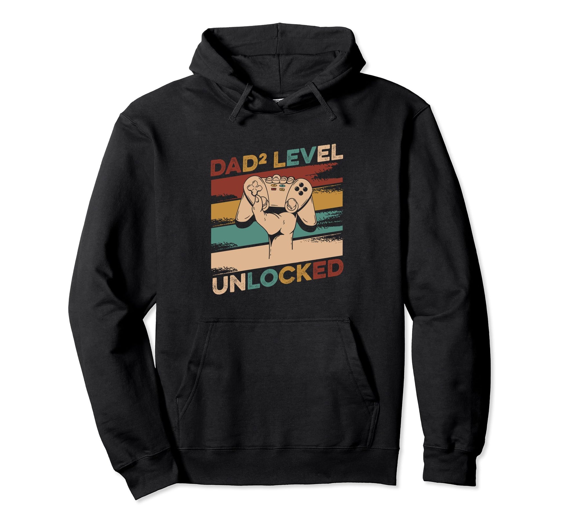 Dad Level Unlocked Father Daddy Twins Hoodie - Casual Everyday Wear Unisex - T-Shirt, Sweatshirt, Hoodie