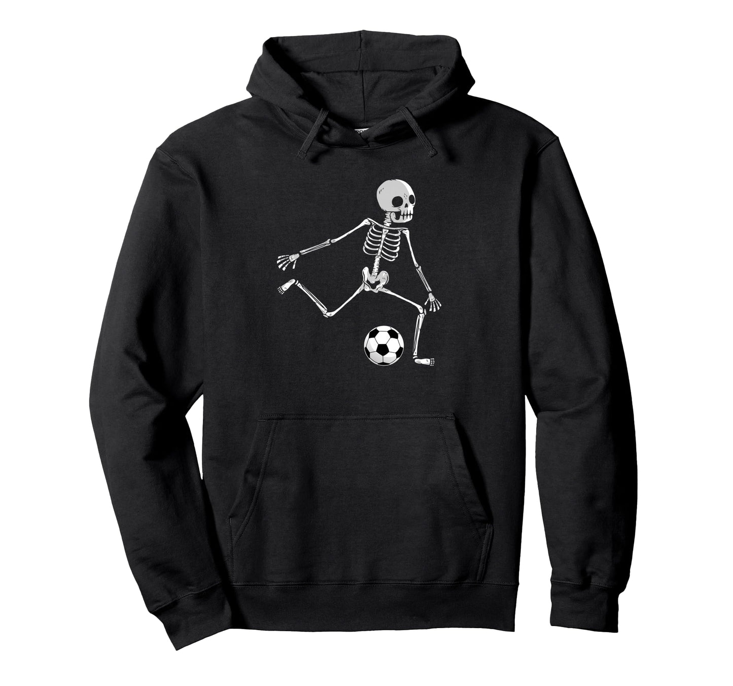 Skeleton Soccer Funny Halloween Party Hoodie - Aesthetic Graphic Unisex - T-Shirt, Sweatshirt, Hoodie