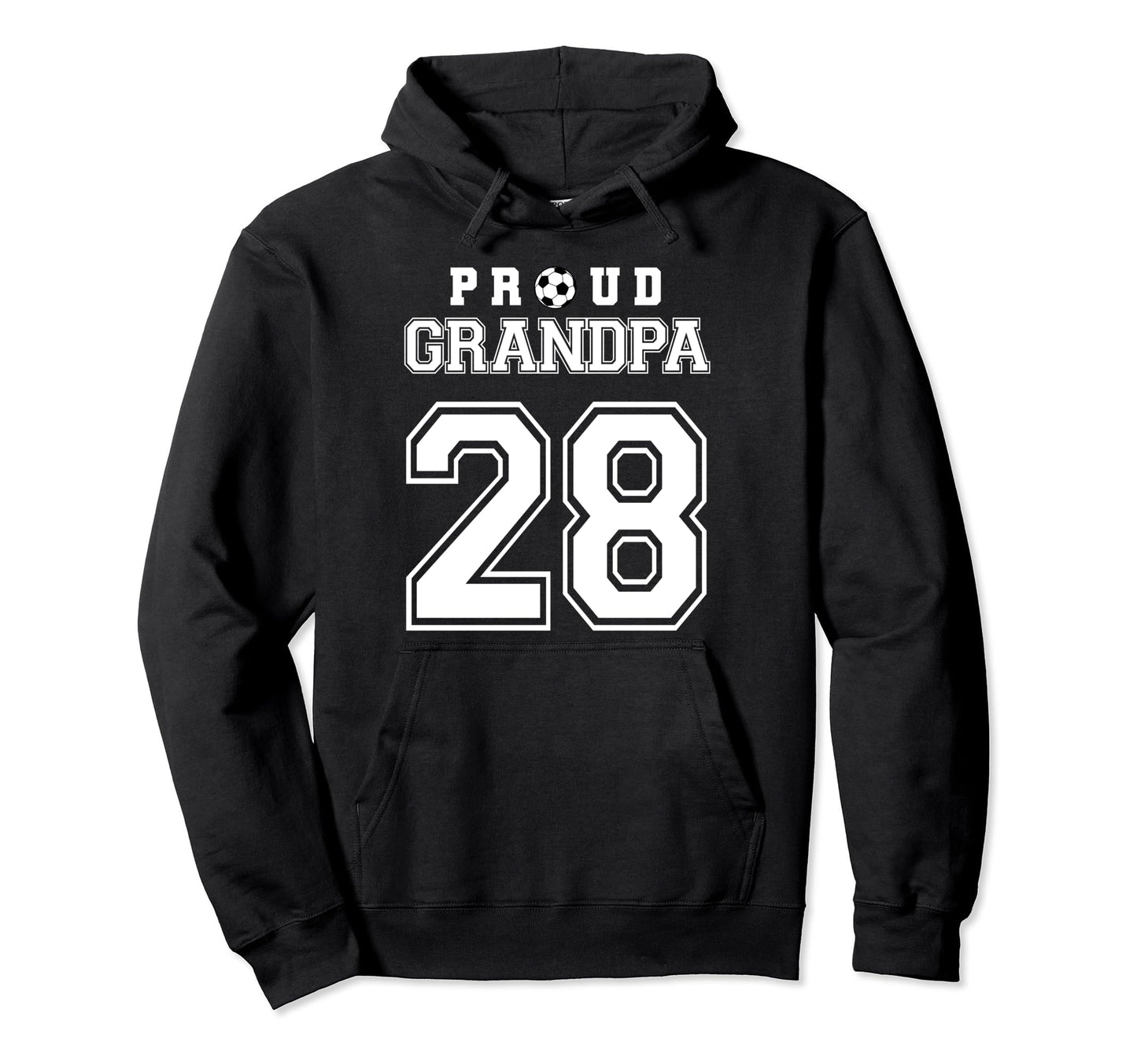 Number 28 Custom Proud Soccer Futbol Hoodie - Trendy Graphic for Adults - T-Shirt, Sweatshirt, Hoodie