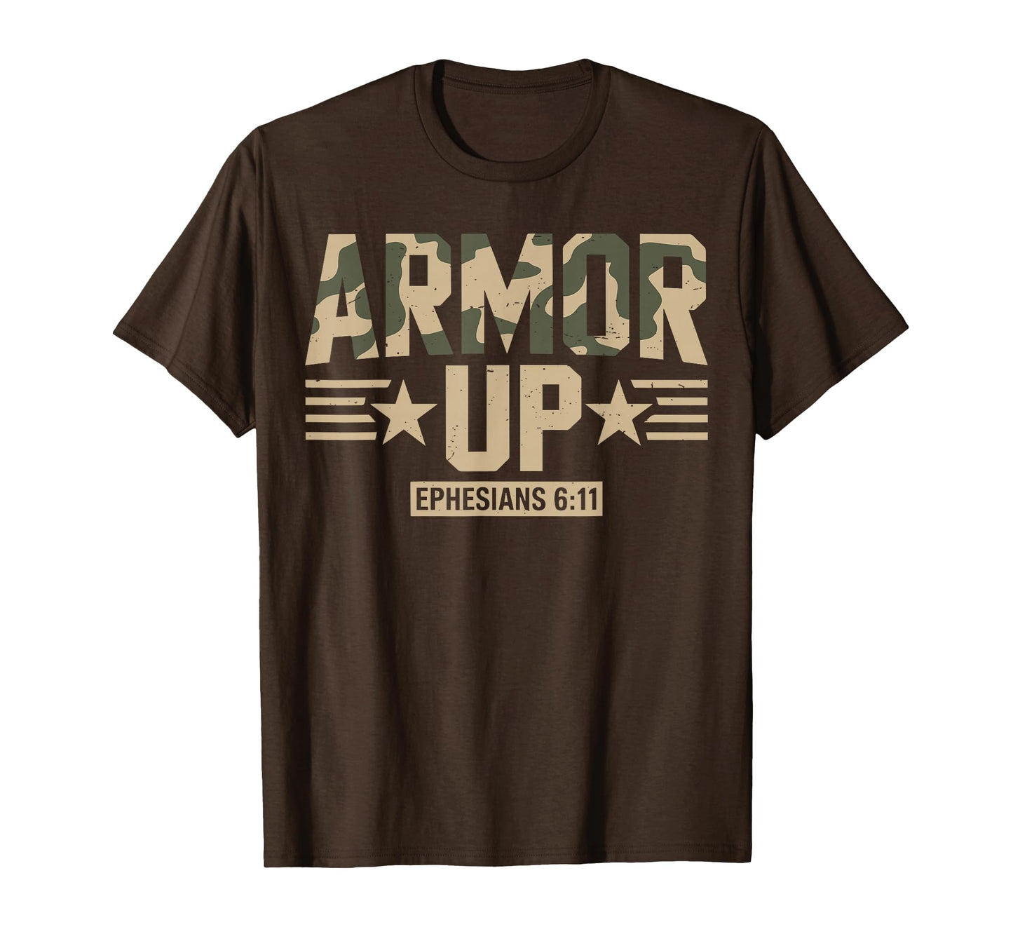 Armor Up Christian Workout Gym Camo T-Shirt - Aesthetic Graphic for Adults - T-Shirt, Sweatshirt, Hoodie