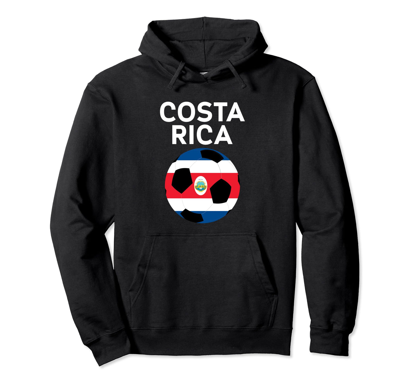 Costa Rica Soccer Hoodie - Aesthetic Graphic Unisex - T-Shirt, Sweatshirt, Hoodie
