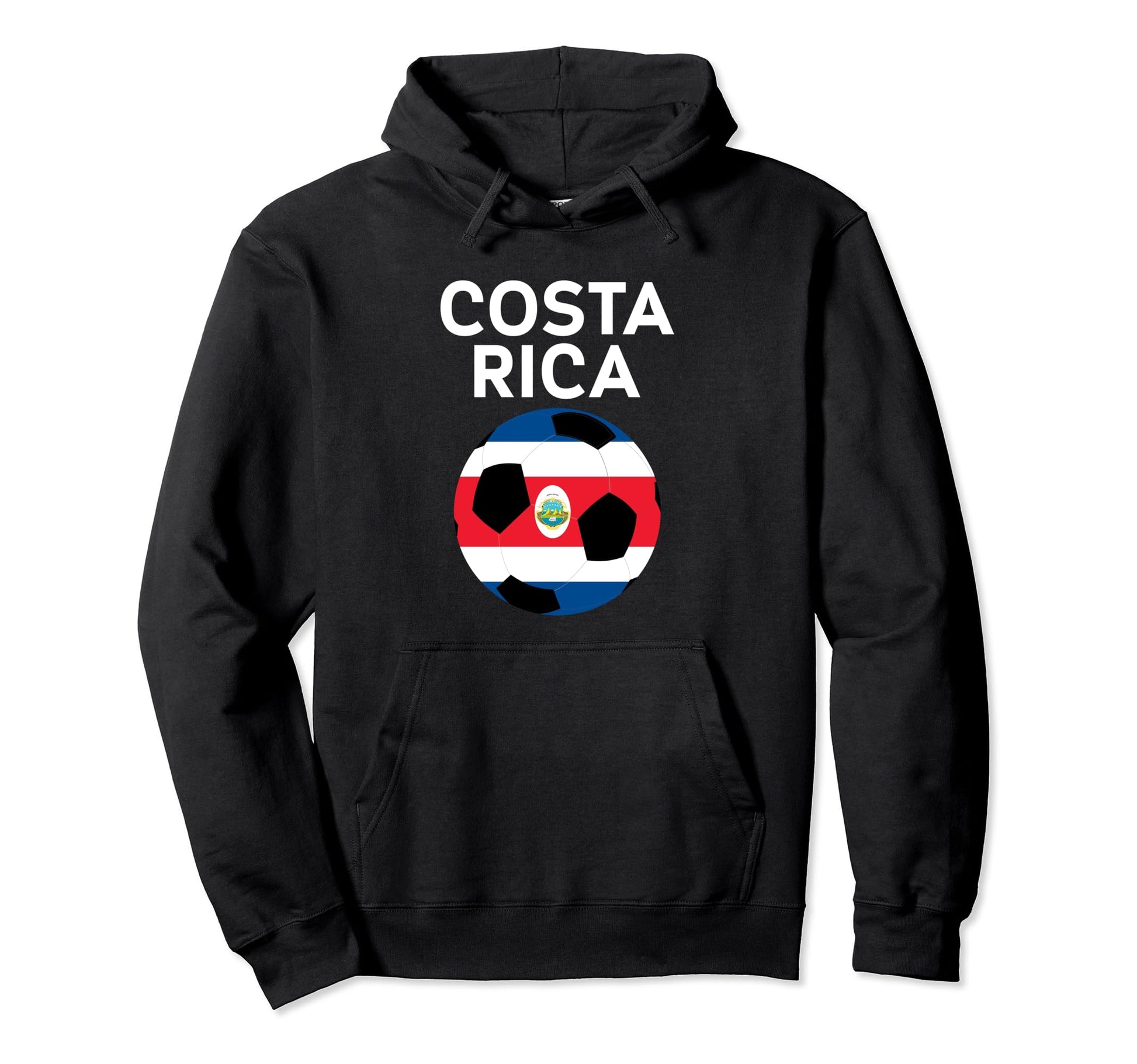Costa Rica Soccer Hoodie - Aesthetic Graphic Unisex - T-Shirt, Sweatshirt, Hoodie