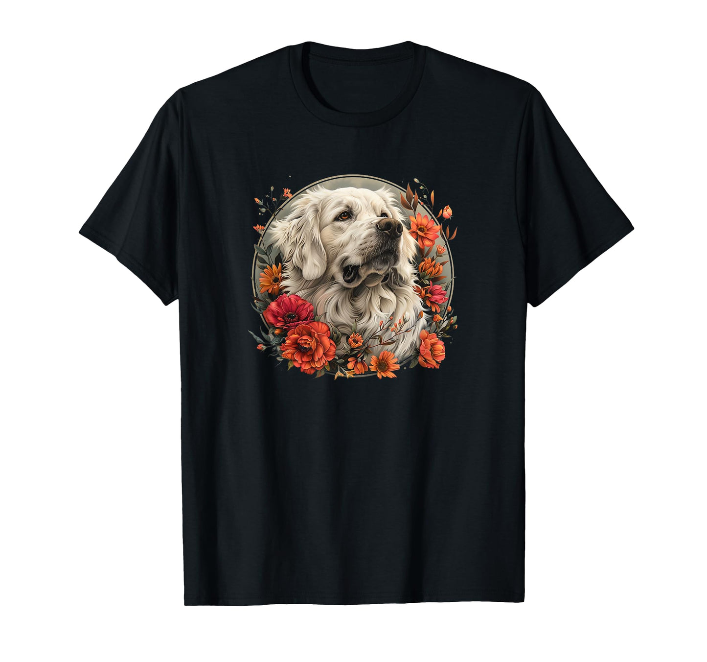 Funny Womens Flowers Great Pyrenees Lover T-Shirt - Streetwear Style Unisex - T-Shirt, Sweatshirt, Hoodie