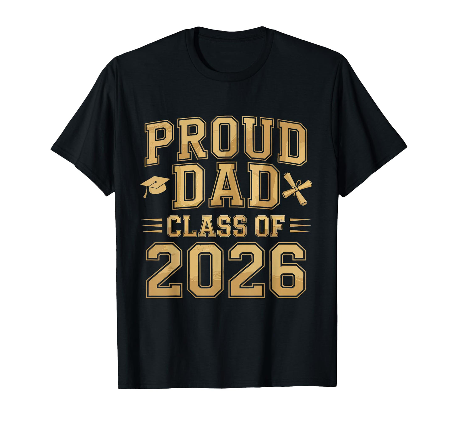 Senior Dad 2026 Graduation Proud Dad T-Shirt - Custom Art Print Unisex - T-Shirt, Sweatshirt, Hoodie