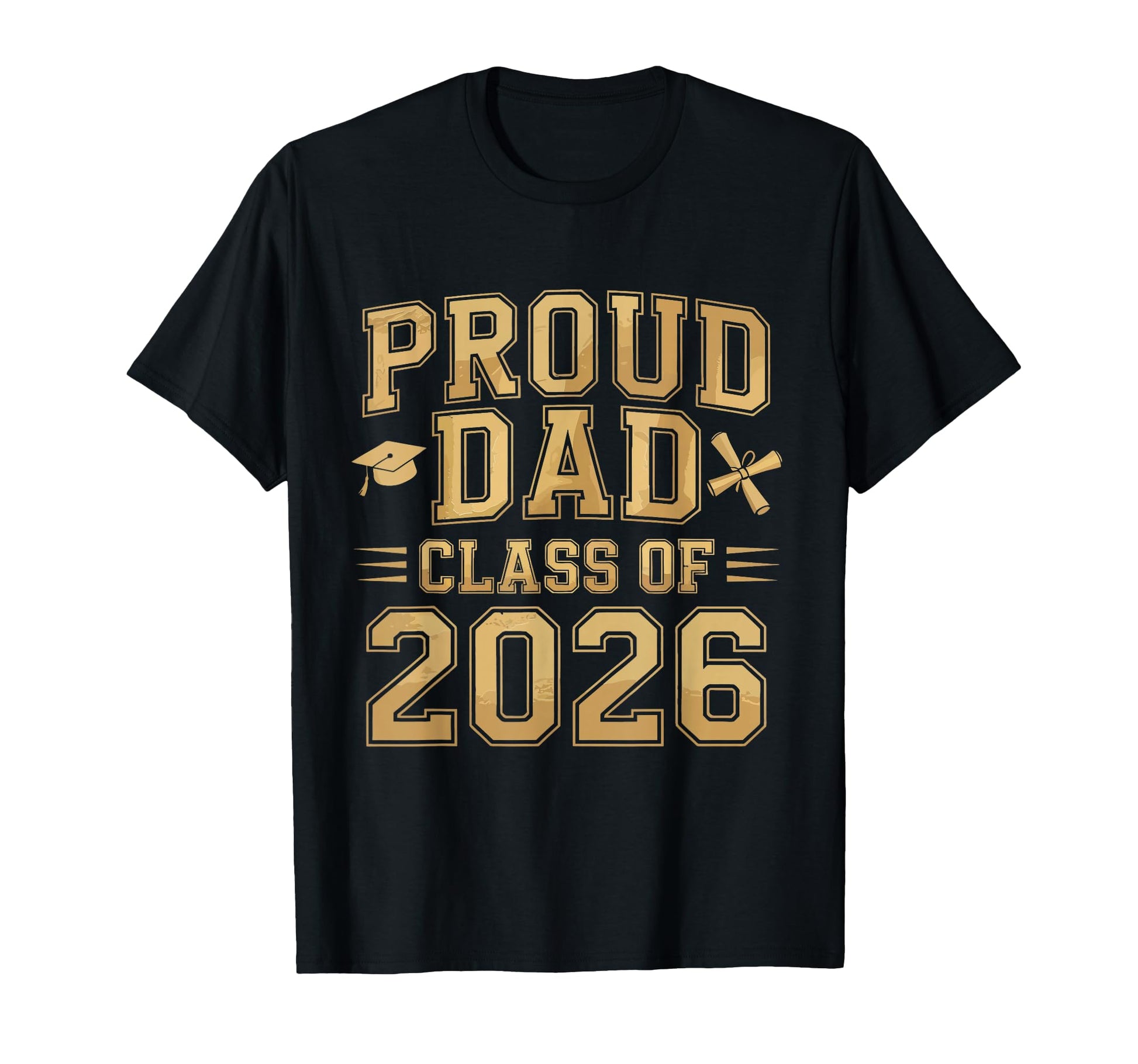 Senior Dad 2026 Graduation Proud Dad T-Shirt - Custom Art Print Unisex - T-Shirt, Sweatshirt, Hoodie