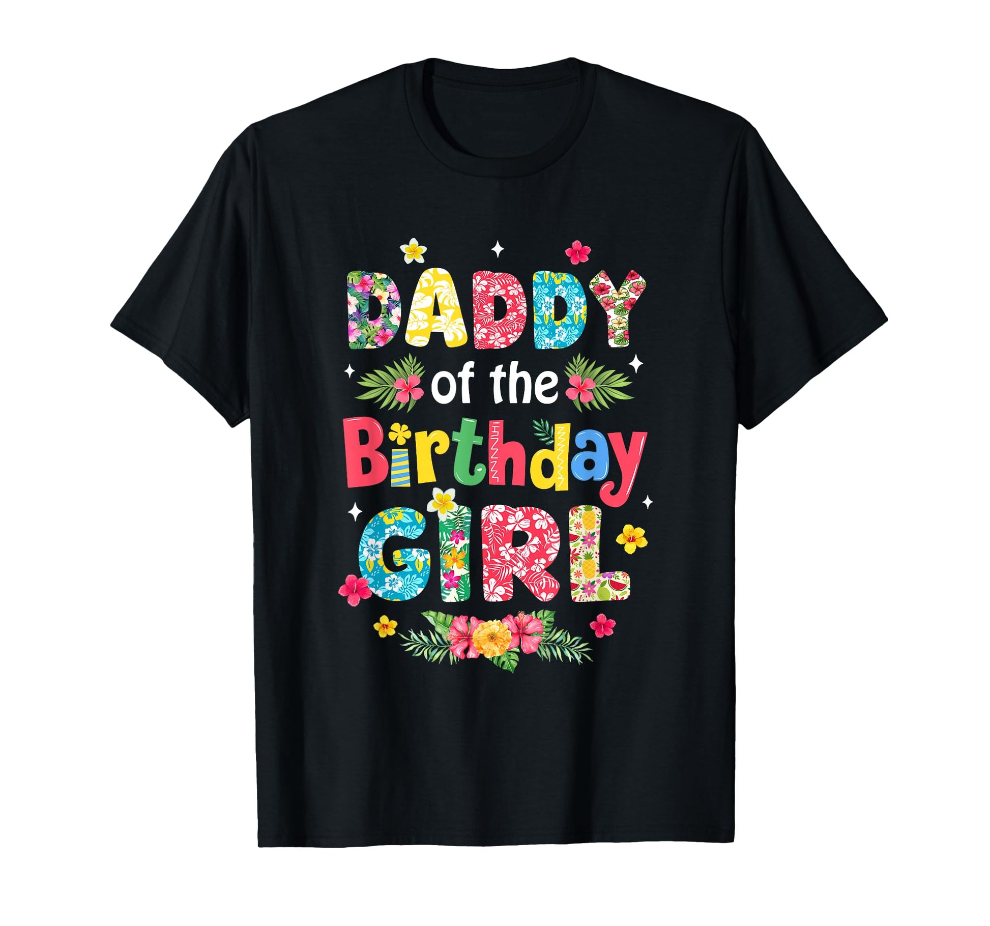 Daddy Birthday Hawaii Family Party T-Shirt - Unique Graphic for Adults - T-Shirt, Sweatshirt, Hoodie