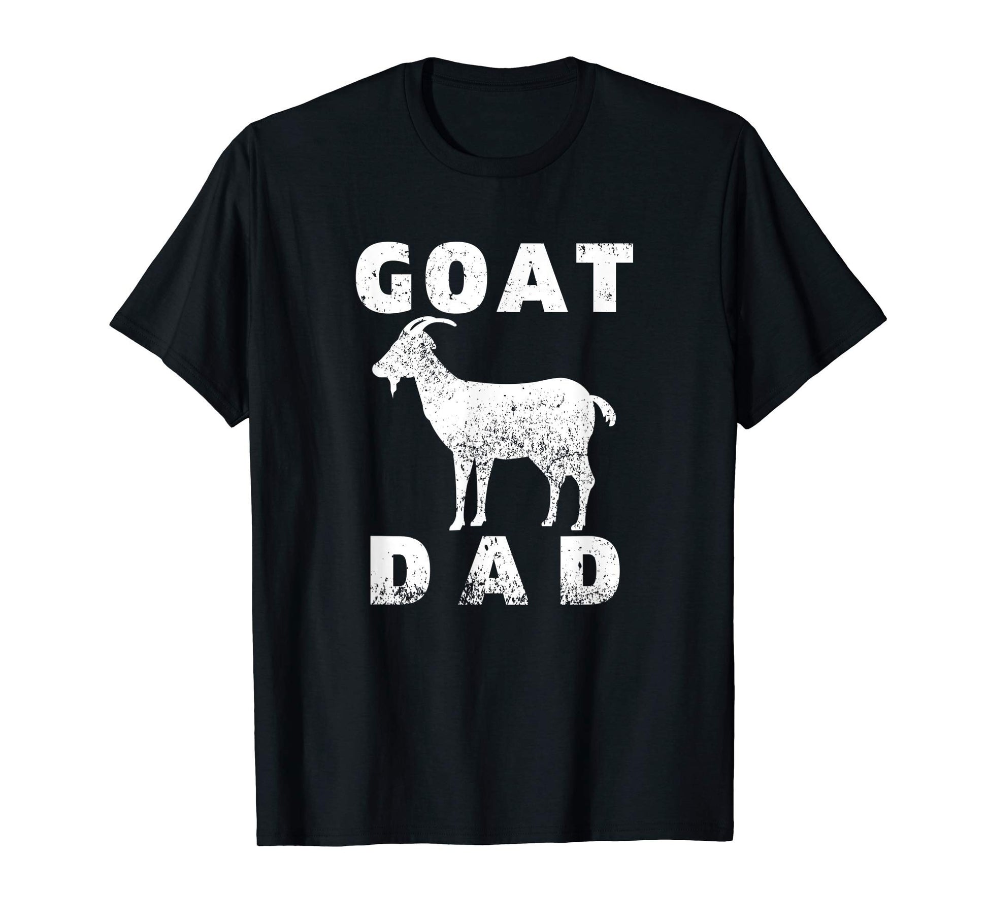 Mens Funny Goat Dad Distressed Gift T-Shirt - Minimalist Print Men Women - T-Shirt, Sweatshirt, Hoodie