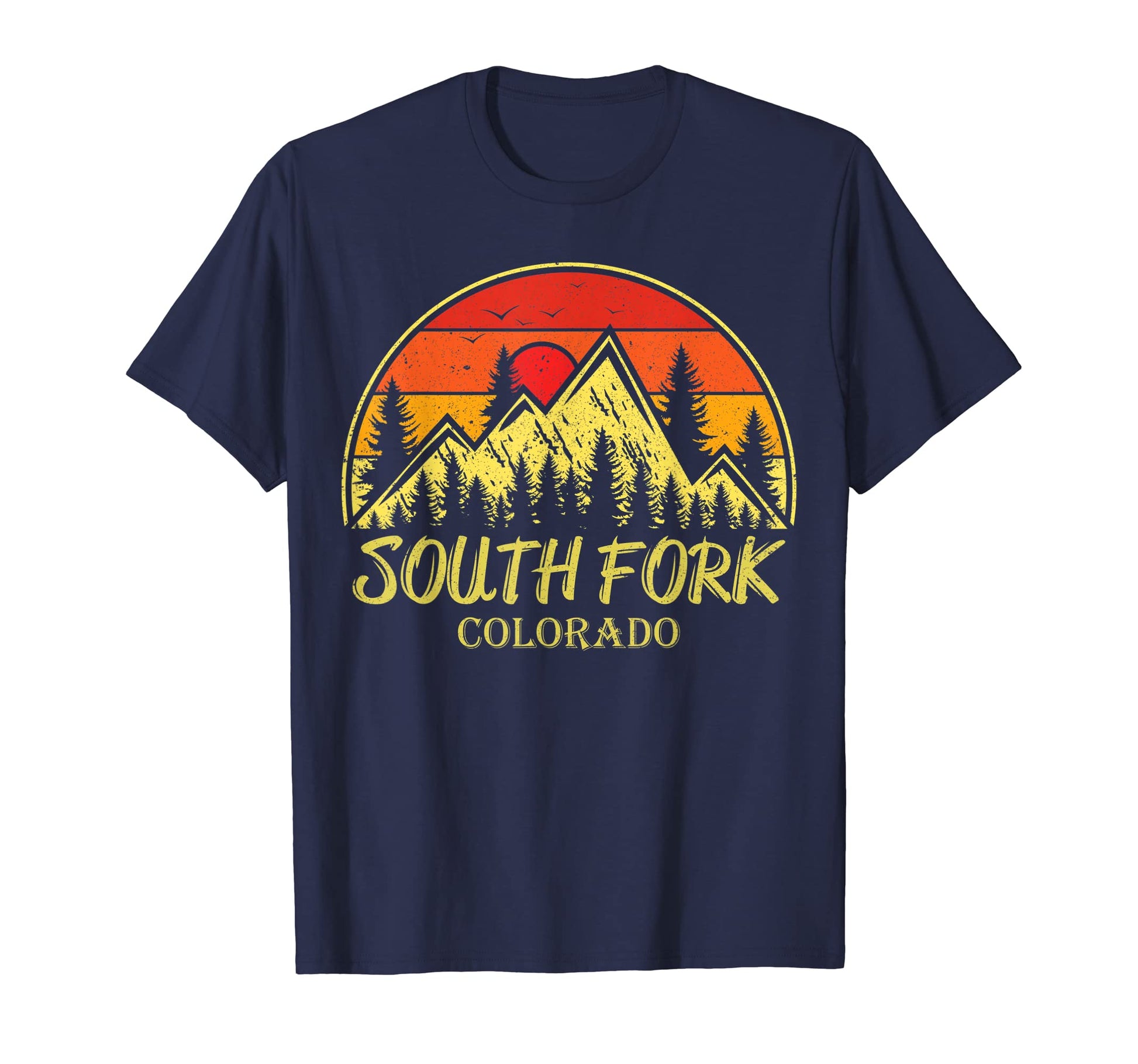 South Fork Colorado Co Mountains T-Shirt - Casual Everyday Wear Men Women - T-Shirt, Sweatshirt, Hoodie