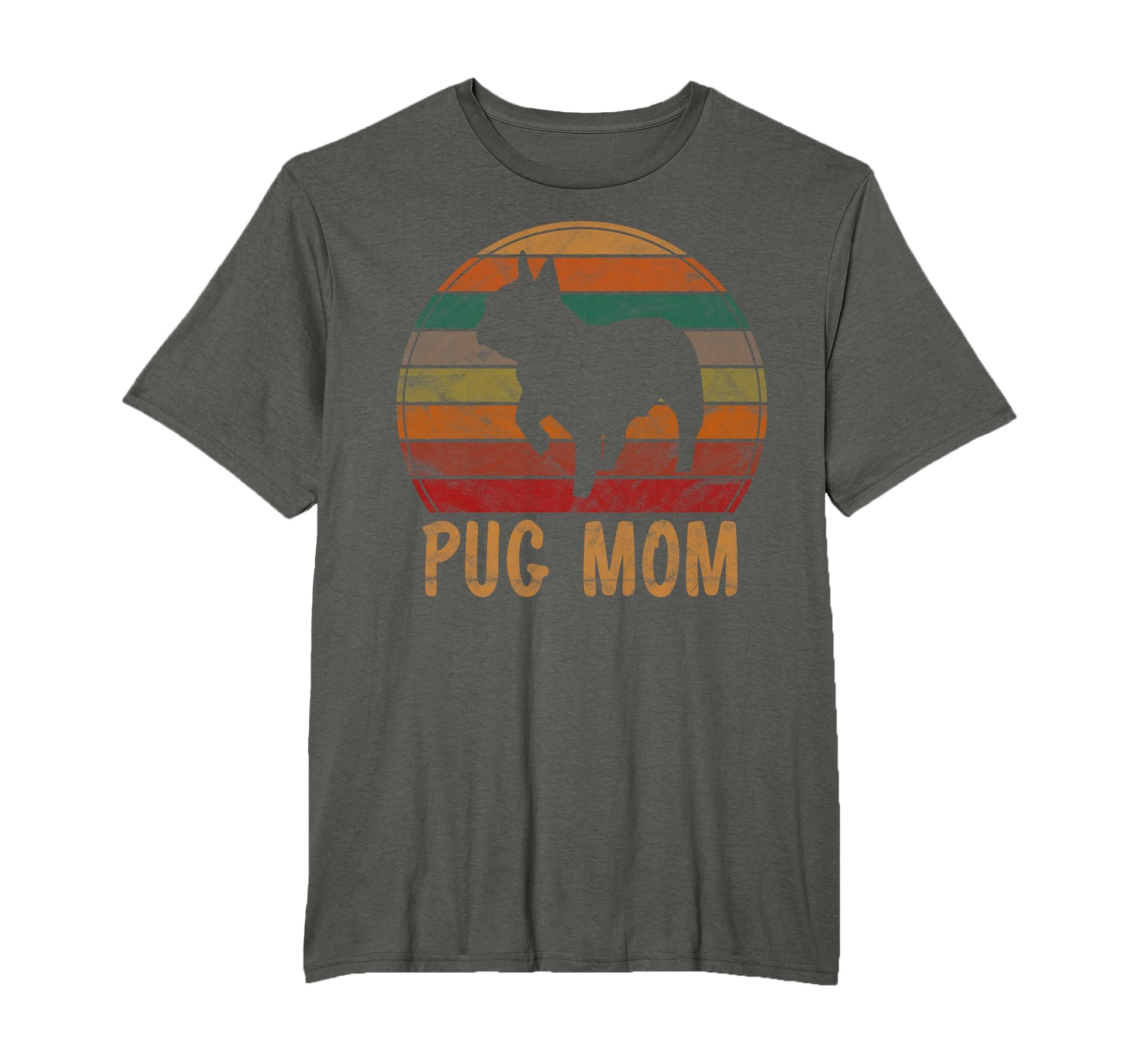 Pug Mom Gift Puggle Dog Owner Mother T-Shirt - Minimalist Print for Adults - T-Shirt, Sweatshirt, Hoodie