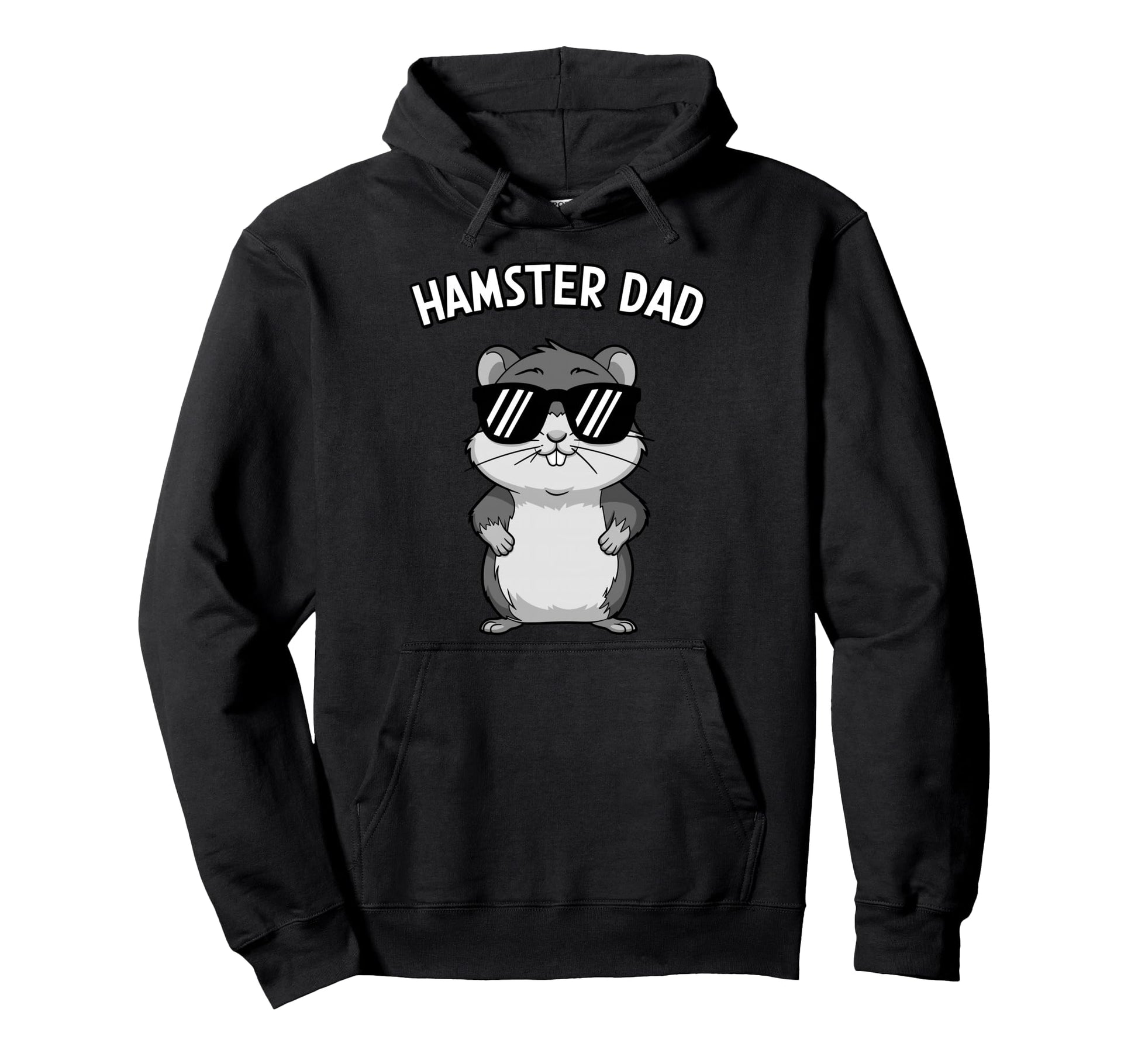 Funny Hamster Dad Animal Hamster Lover Hoodie - Minimalist Print Men Women - T-Shirt, Sweatshirt, Hoodie