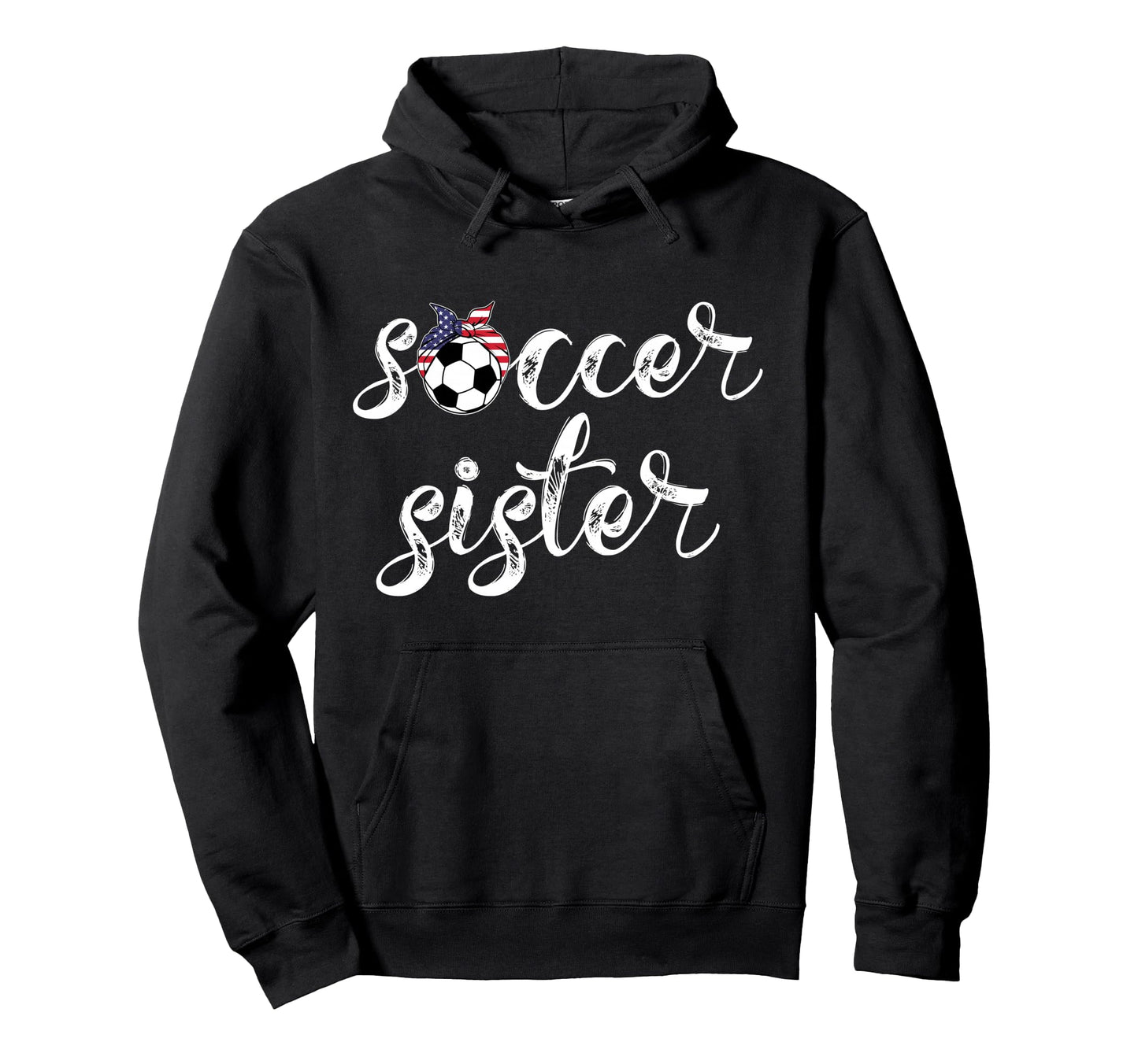 Womens Soccer Player Bandana Ball Team Hoodie - Unique Graphic Unisex - T-Shirt, Sweatshirt, Hoodie