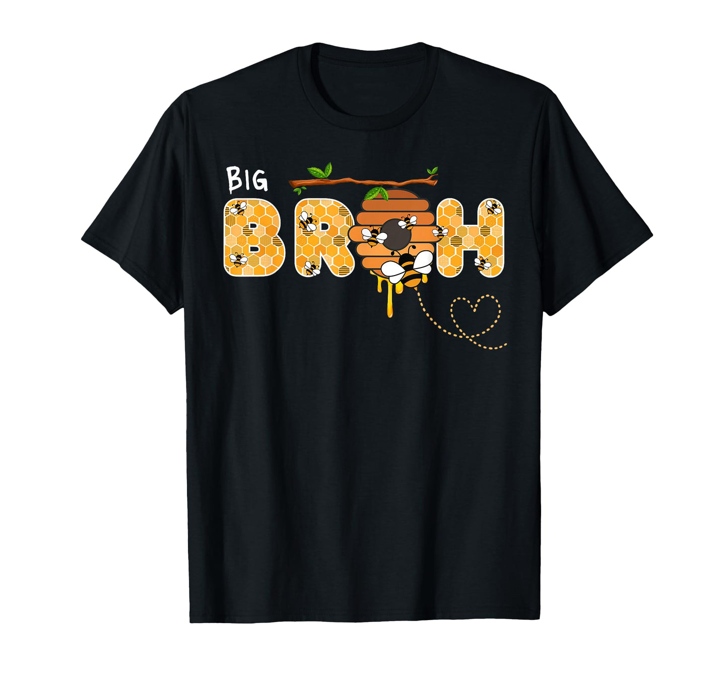 Big Bruh Bee 1St Birthday Brother T-Shirt - Graphic Print Men Women - T-Shirt, Sweatshirt, Hoodie