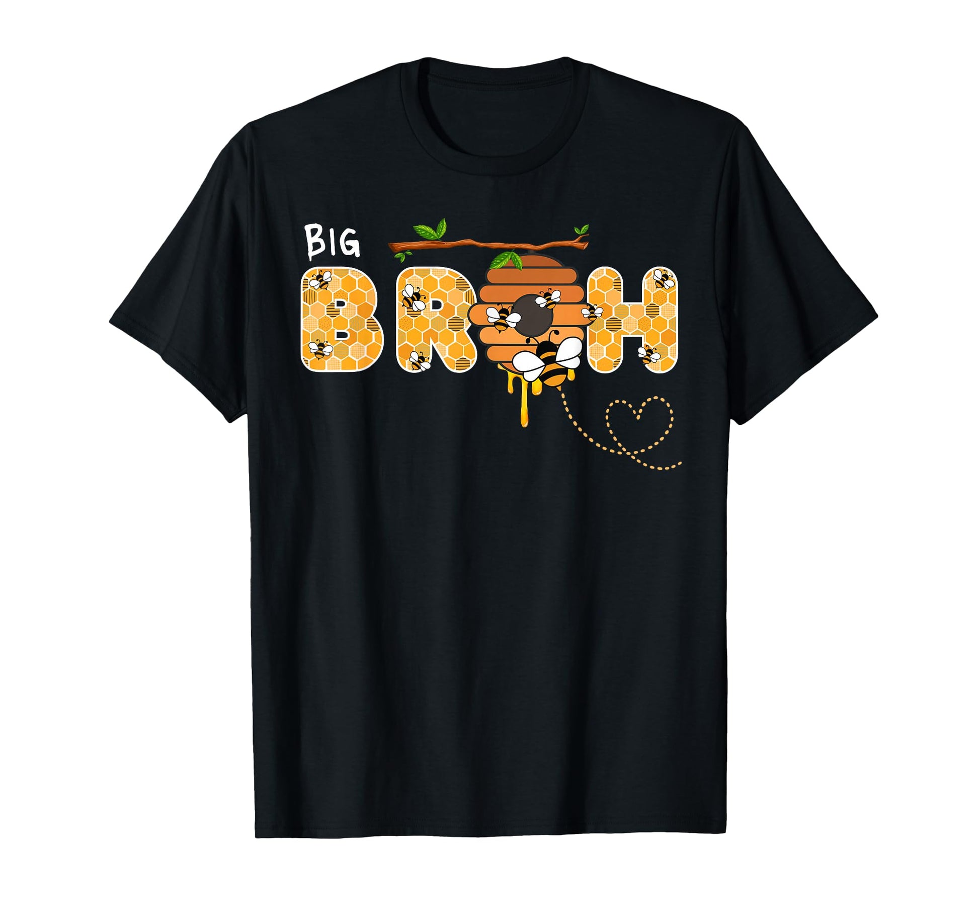 Big Bruh Bee 1St Birthday Brother T-Shirt - Graphic Print Men Women - T-Shirt, Sweatshirt, Hoodie