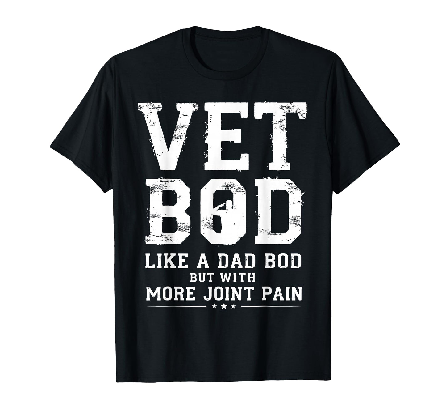 Vet Bod Funny Military Veteran Dad T-Shirt - Custom Art Print Unisex - T-Shirt, Sweatshirt, Hoodie