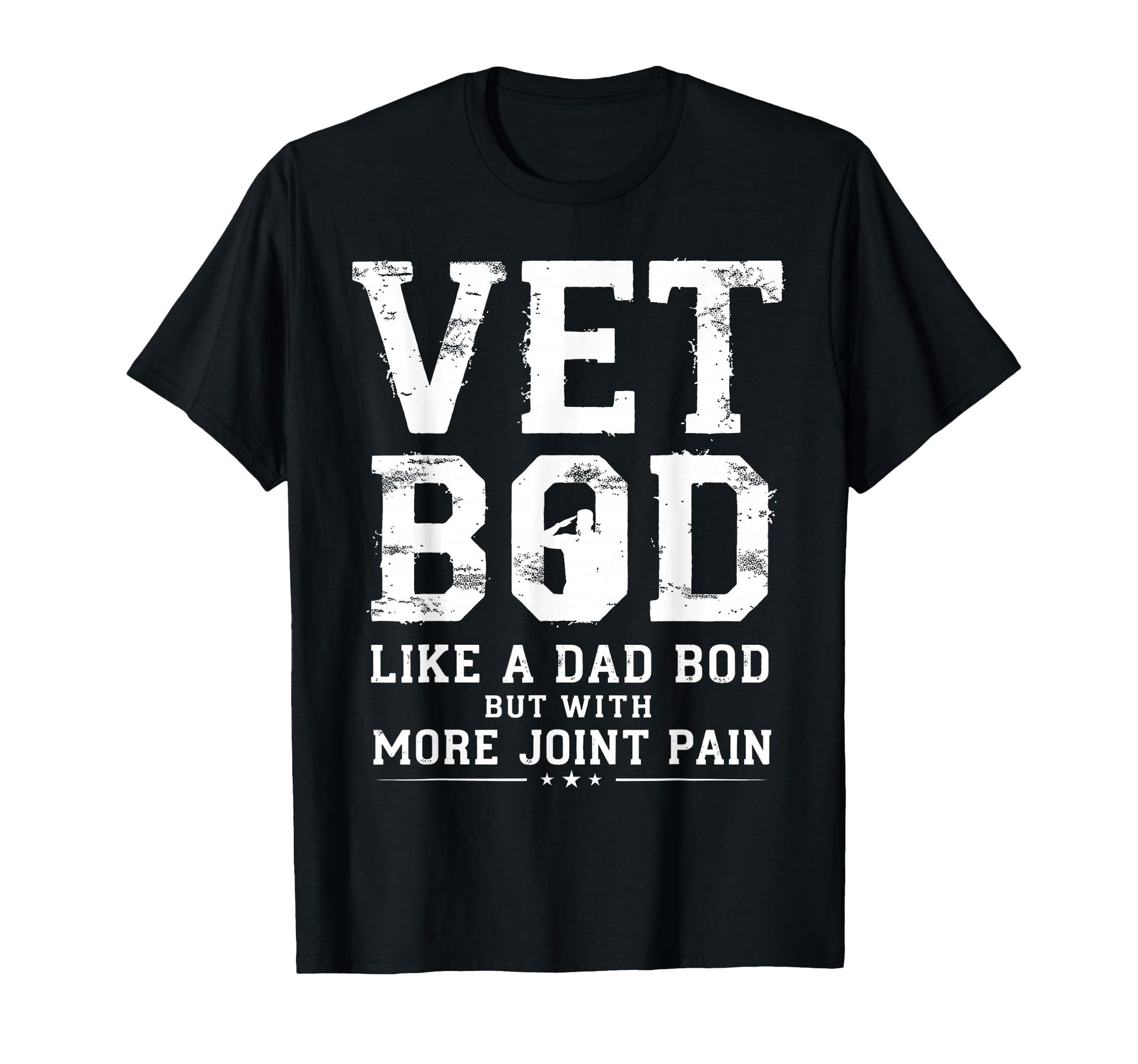 Vet Bod Funny Military Veteran Dad T-Shirt - Custom Art Print Unisex - T-Shirt, Sweatshirt, Hoodie