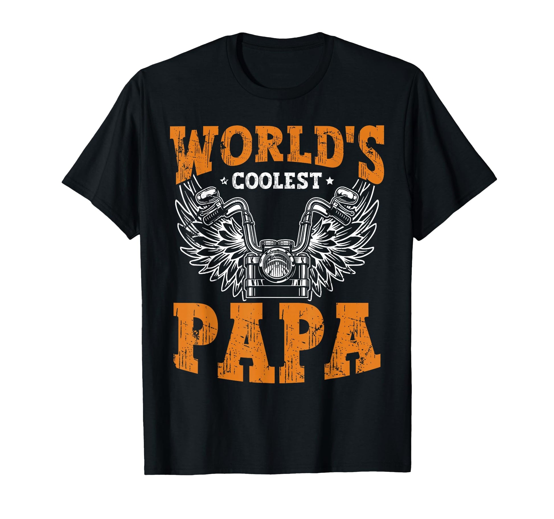 Mens Worlds Coolest Papa Best Dad T-Shirt - Minimalist Print for Adults - T-Shirt, Sweatshirt, Hoodie