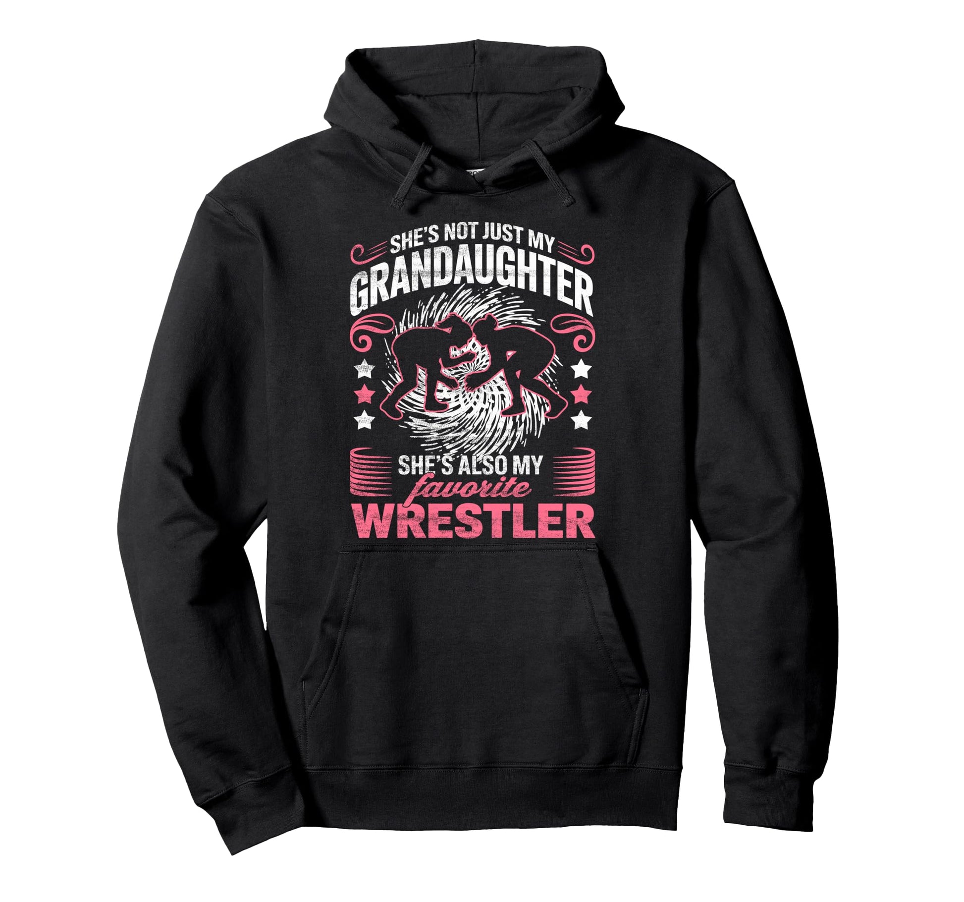 Funny Wrestling Grandma Granddaughter Hoodie - Graphic Print for Adults - T-Shirt, Sweatshirt, Hoodie